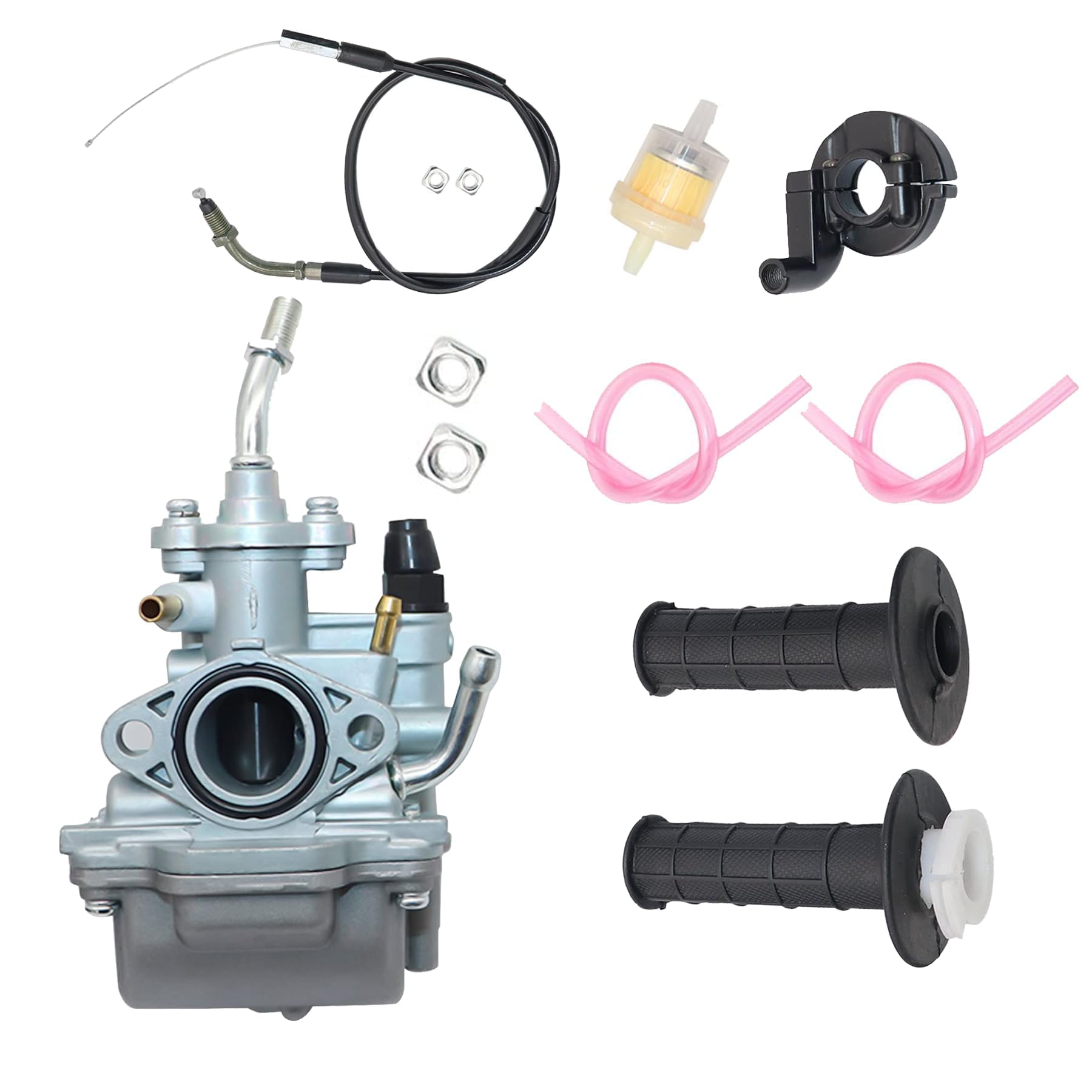 Xqsmwf Carburetor With Handle Grip Throttle Cable Compatible With Yamaha Ttr90 2000 2001 2002 2003 For Ttr90E 2003 2004 2005 Rep