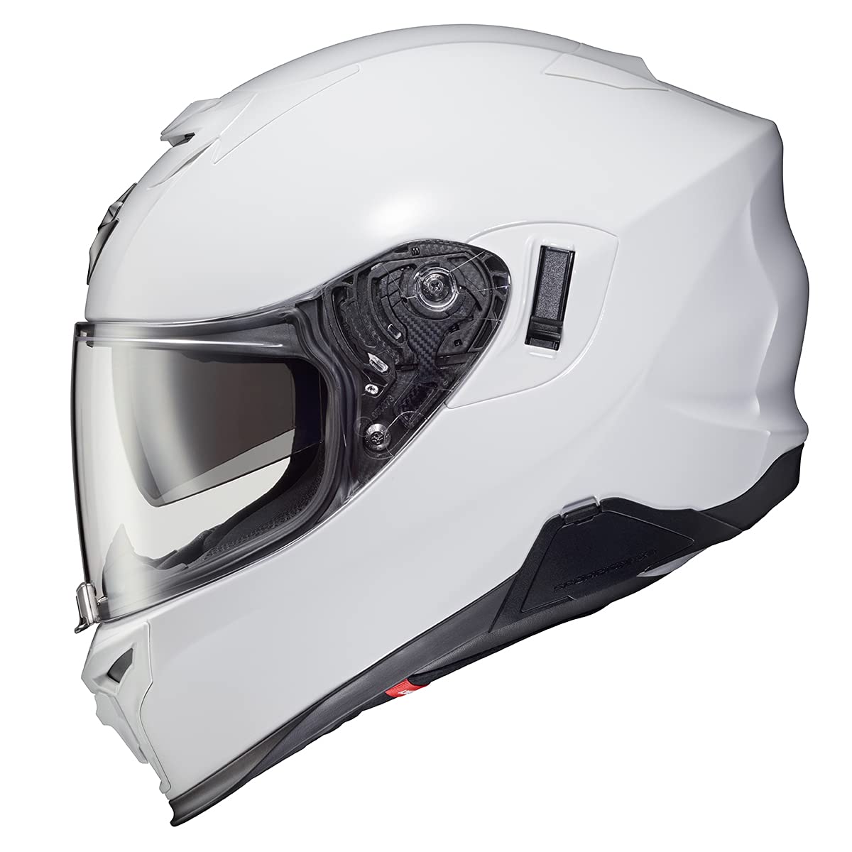 Scorpionexo T520 Full Face Dual Sport Motorcycle Helmet With Bluetooth Ready Speaker Pockets Dot Ece Solid (Gloss White - X-Smal