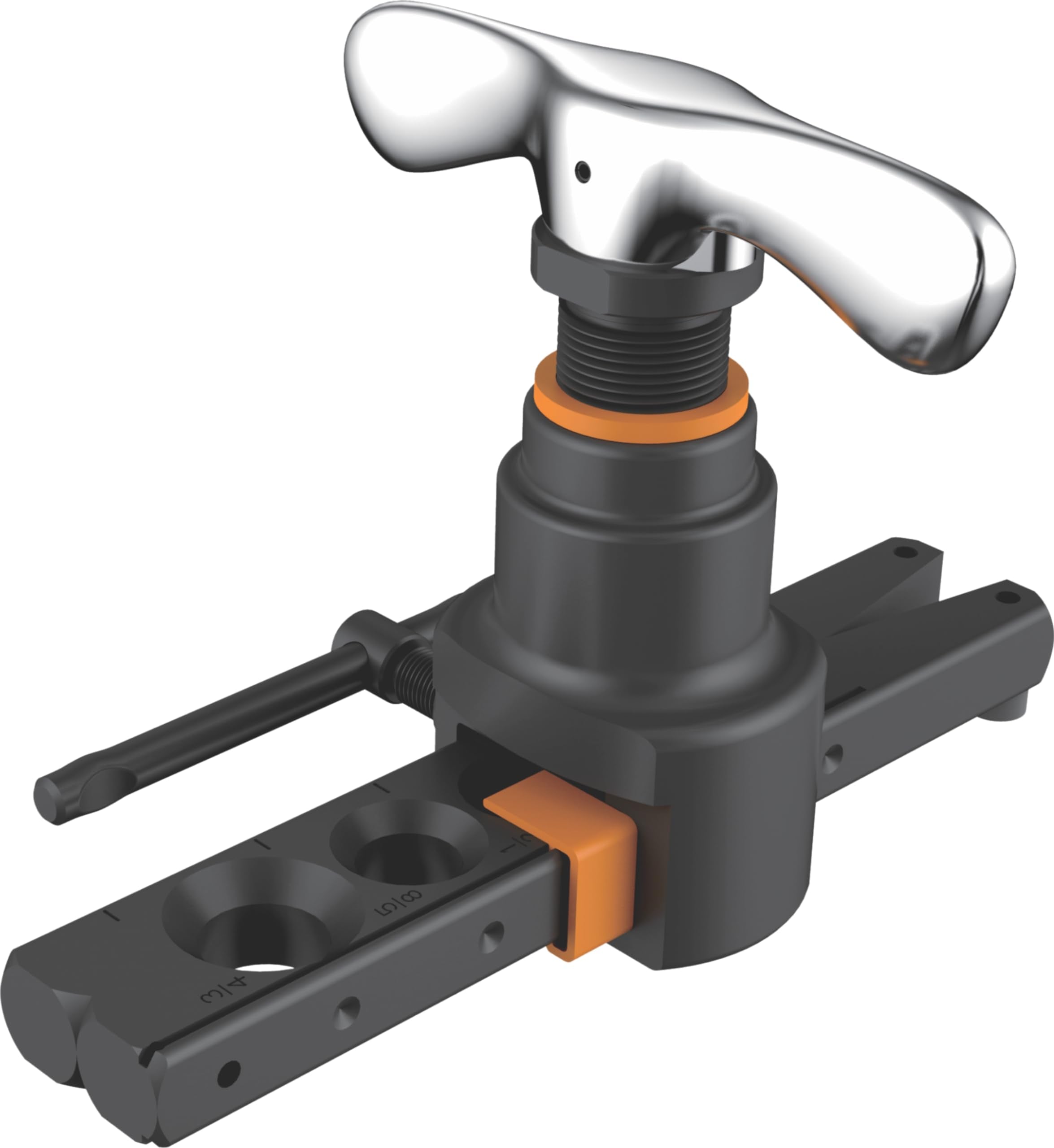NAVAC NTF66 Flaring Tool | Internal Clutch Support | Axial Spacing | Patented Rivet Connection | Eccentric Cone | 45-Degree Flar
