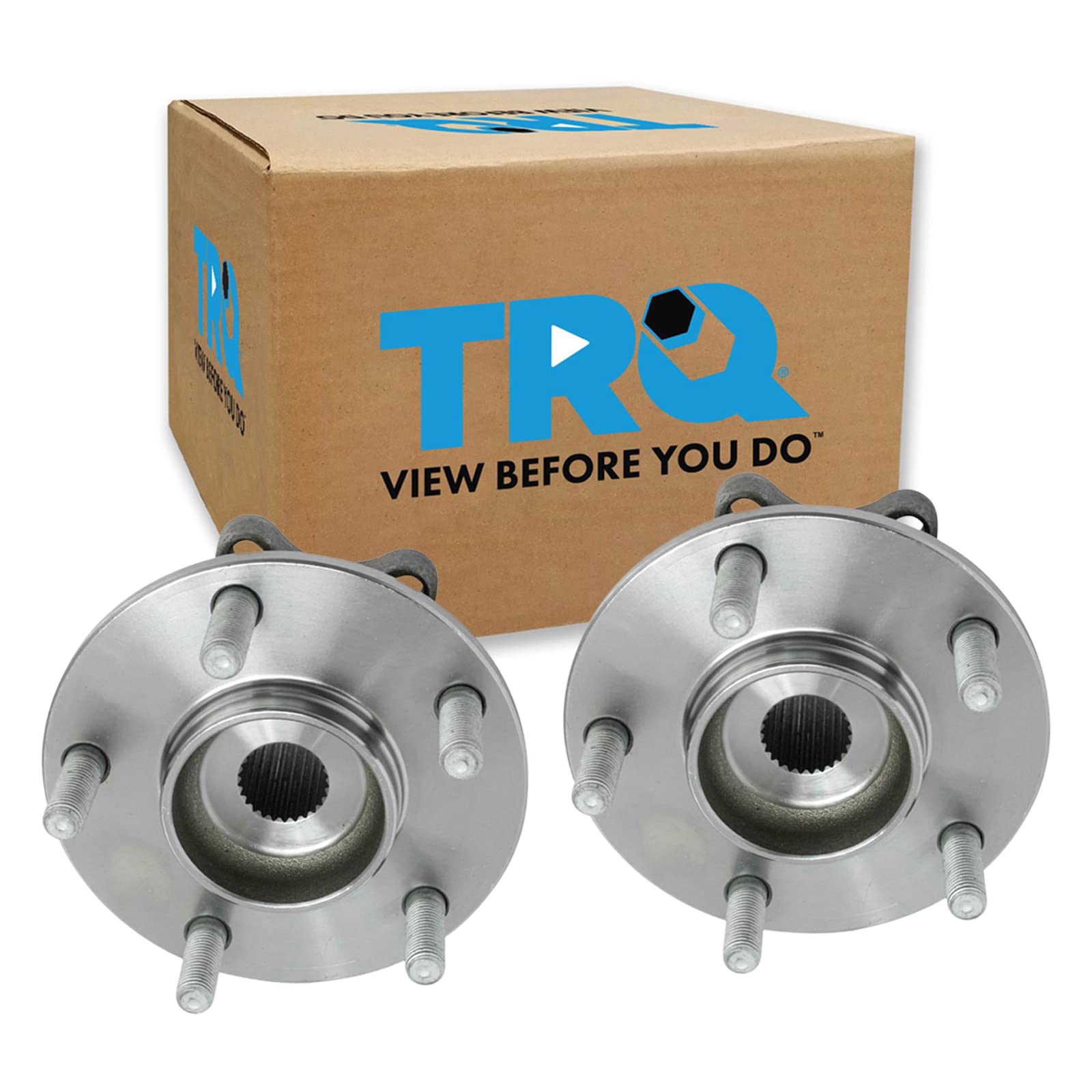 Trq Rear Wheel Hub Bearings Assembly Set Compatible With 2018-2020 Mitsubishi Eclipse Cross 2014-2020 Outlander Outlander Phev 2