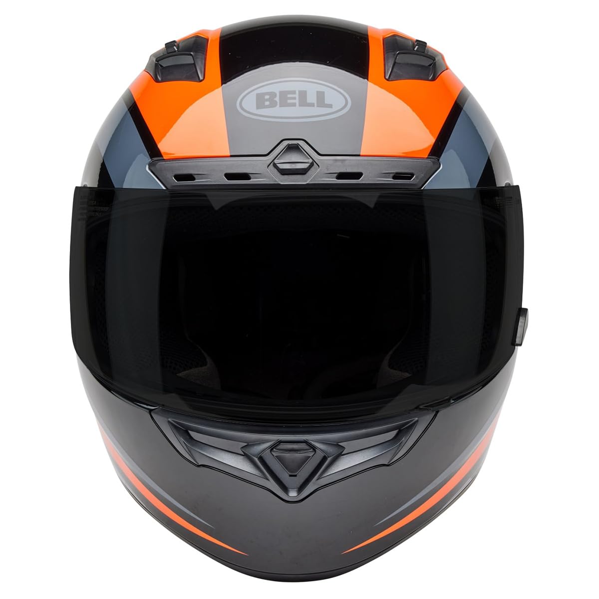 Bell Qualifier Dlx Mips Street Helmet (Gloss Blitz Orange/Black - X-Large)