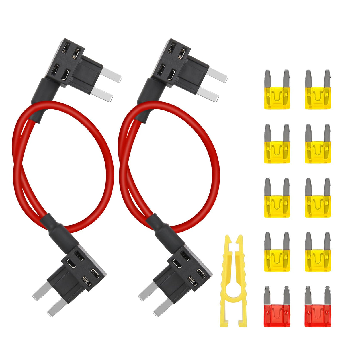 Nilight Fuse Adapter Fuses Holder Tipm Bypass 14Awg Wire 20 Amp Repair Fuel Pump