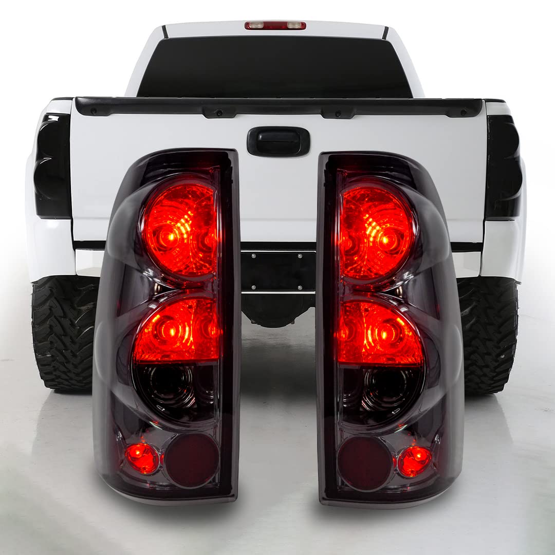 Cpw Tail Lights Compatible With [1999 2000 2001 2002 2003 2004 2005 2006 Chevrolet Silverado] [1999-2003 Gmc Sierra] Tail Lights