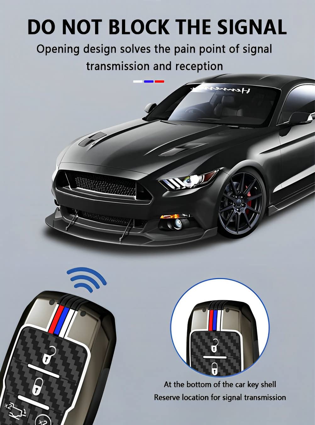 YONUFI for Ram Key Fob Cover Case Metal Shell Smart Key Holder protector Compatible for 2019-2024 Dodge Ram 1500 2500 3500 (RA5-