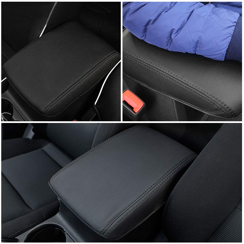 INTGET Black Car Center Console Cover for Mazda CX-5 (2018-2024) - Armrest Protector, Dog Seat Lid Cover, Accessories