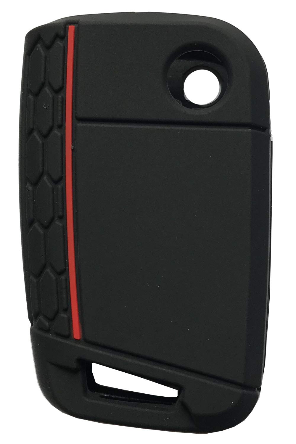 Horande 4 Button Silicone Protector Key Fob Cover Case Fit For Vw 2016-2017 Golf Polo Gti 2018 2019 Tiguan Keyless Entry Key Fob