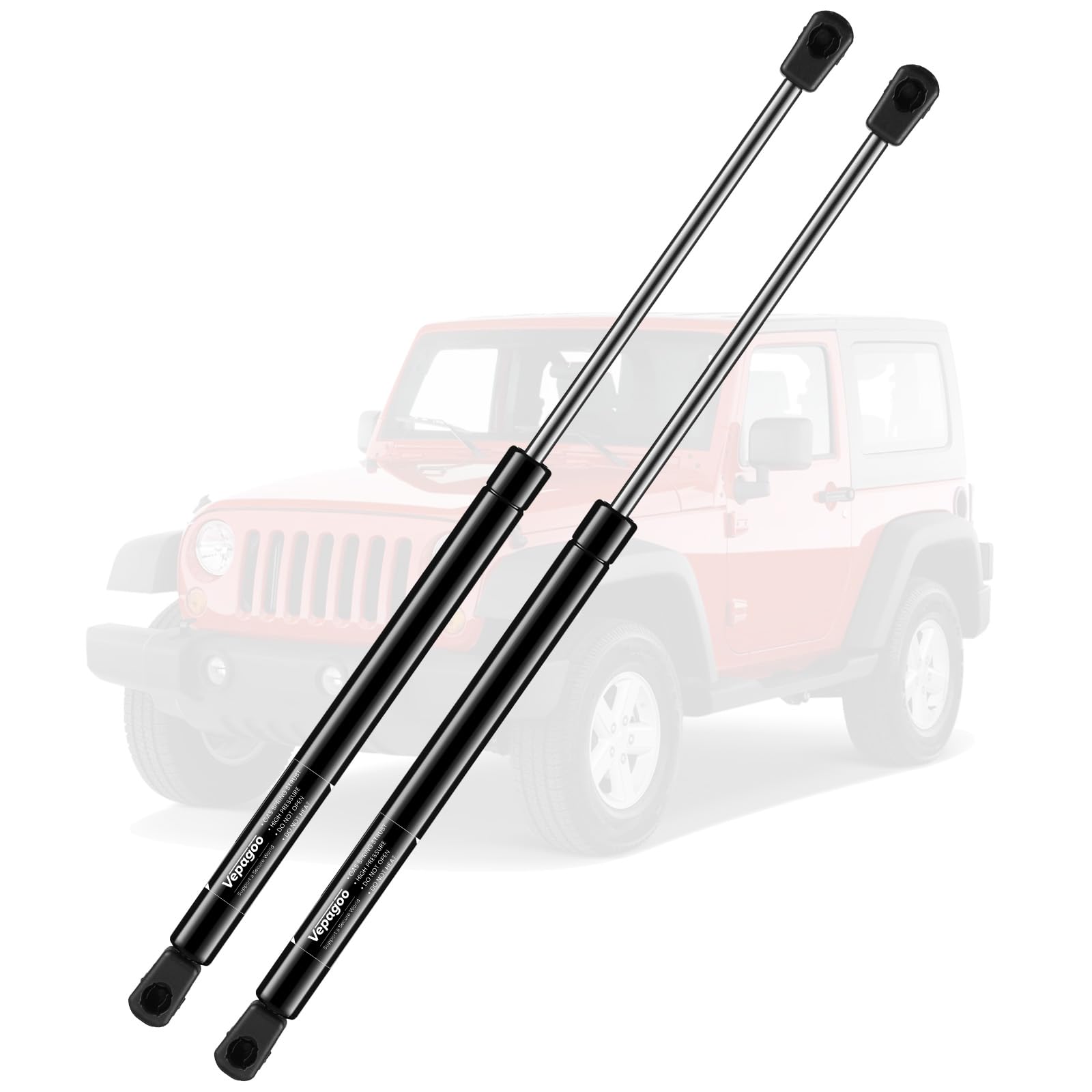 2 Rear Window Glass Lift Supports Springs Struts Shocks 4249 For Jeep Wrangler 1997 1998 1999 2000 2001 2002 2003 2004 2005 2006