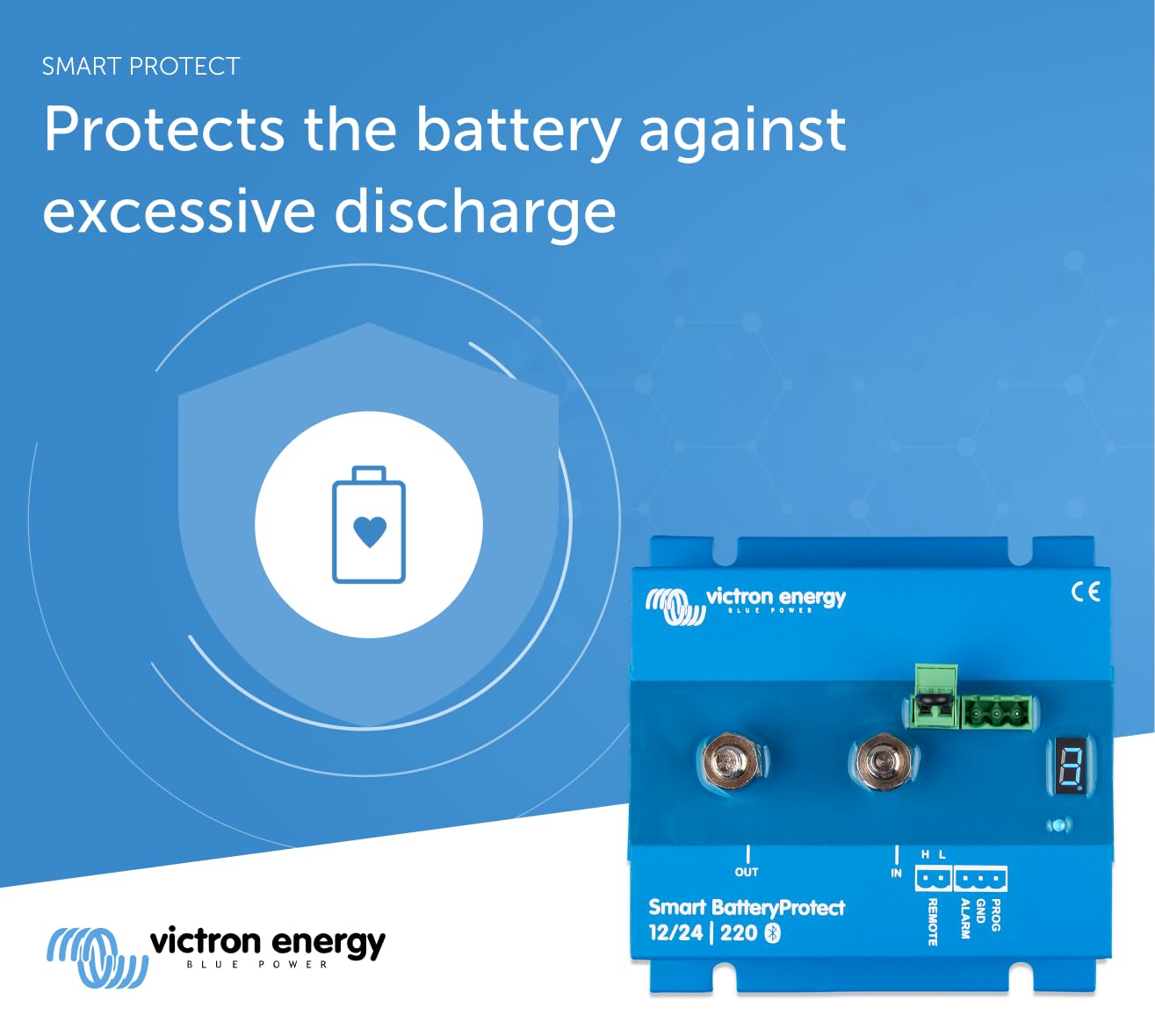 Victron Energy Smart Batteryprotect 12/24-Volt 220 Amp (Bluetooth)
