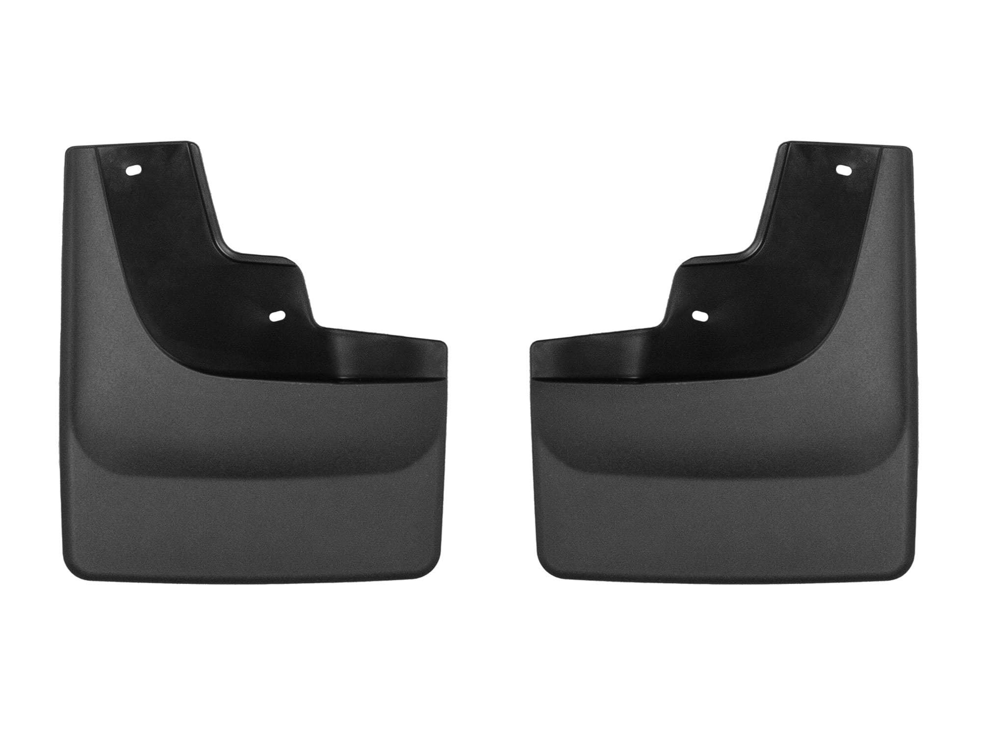 WeatherTech Custom No Drill Splash Guard MudFlaps for Ford F-150 Raptor - Front Pair (110150), Black