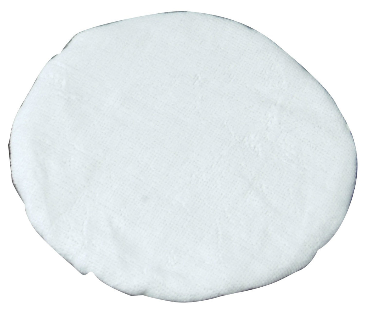 Pro-Lift I-4526C Grey 6'' Cotton Buffer Pad Cover, 6'' X 6''