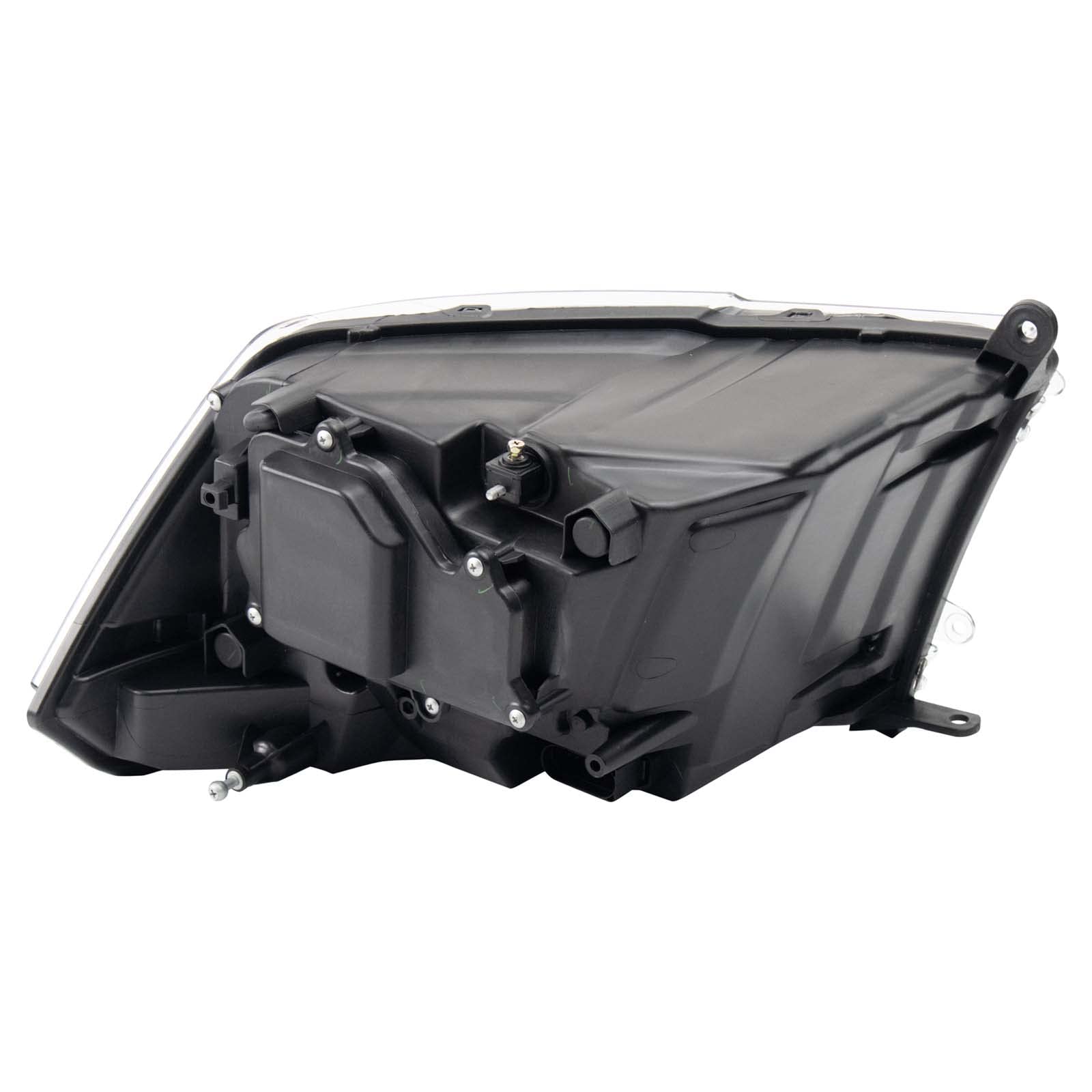 Trq Performance Projector Headlight Set Black Led Bar For 2009-2022 Dodge Ram 1500 2500 3500 Truck