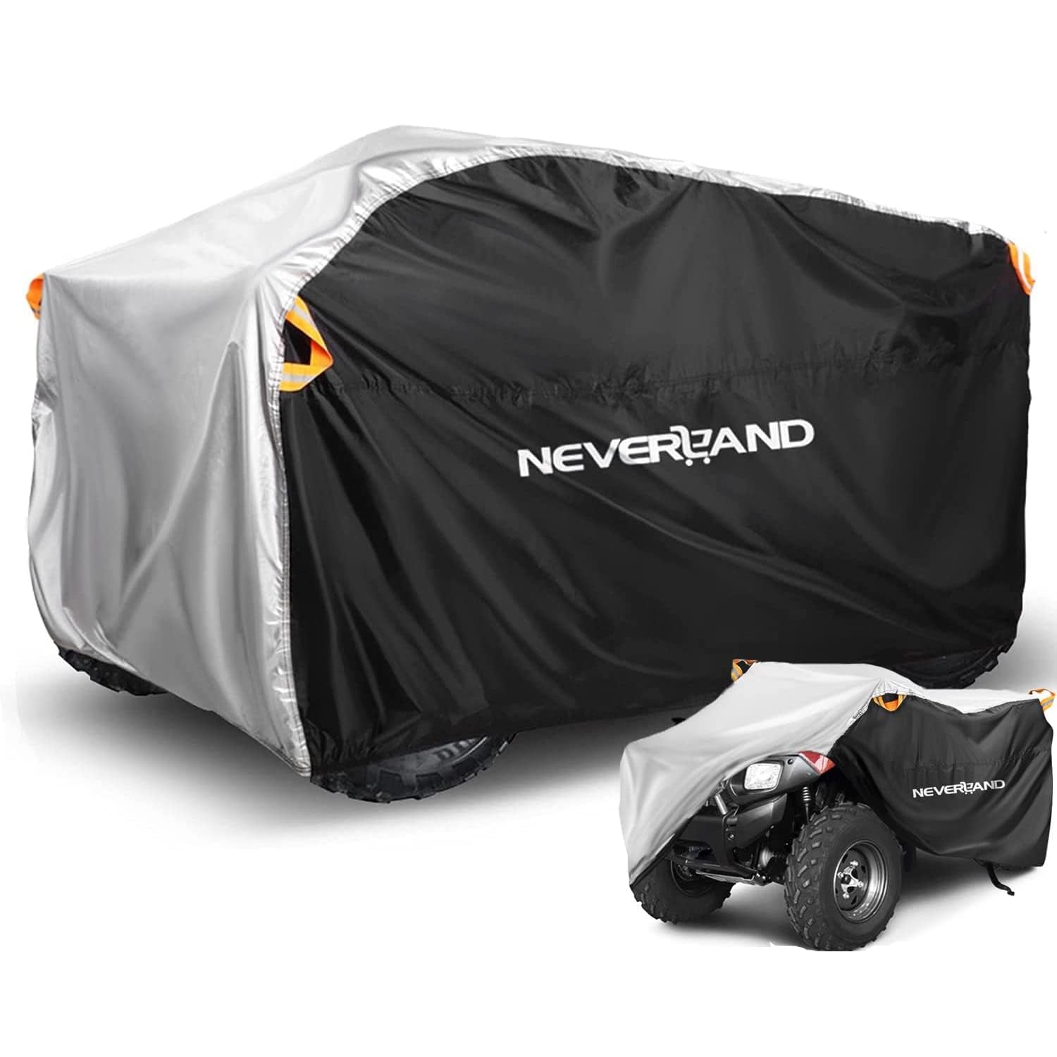 Neverland Atv Cover Waterproof Heavy Duty Xxxl Universal Quad Cover Outdoor Storage Cover 4 Wheeler Rain Cover All Weather Compatible With Polaris Sportsman Yamaha Honda Kawasaki Quad Bike