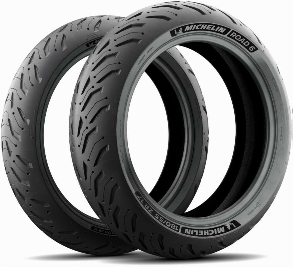 Michelin Road 6 Front Tire, Black, 120/70Zr-17 (58W) (26276)