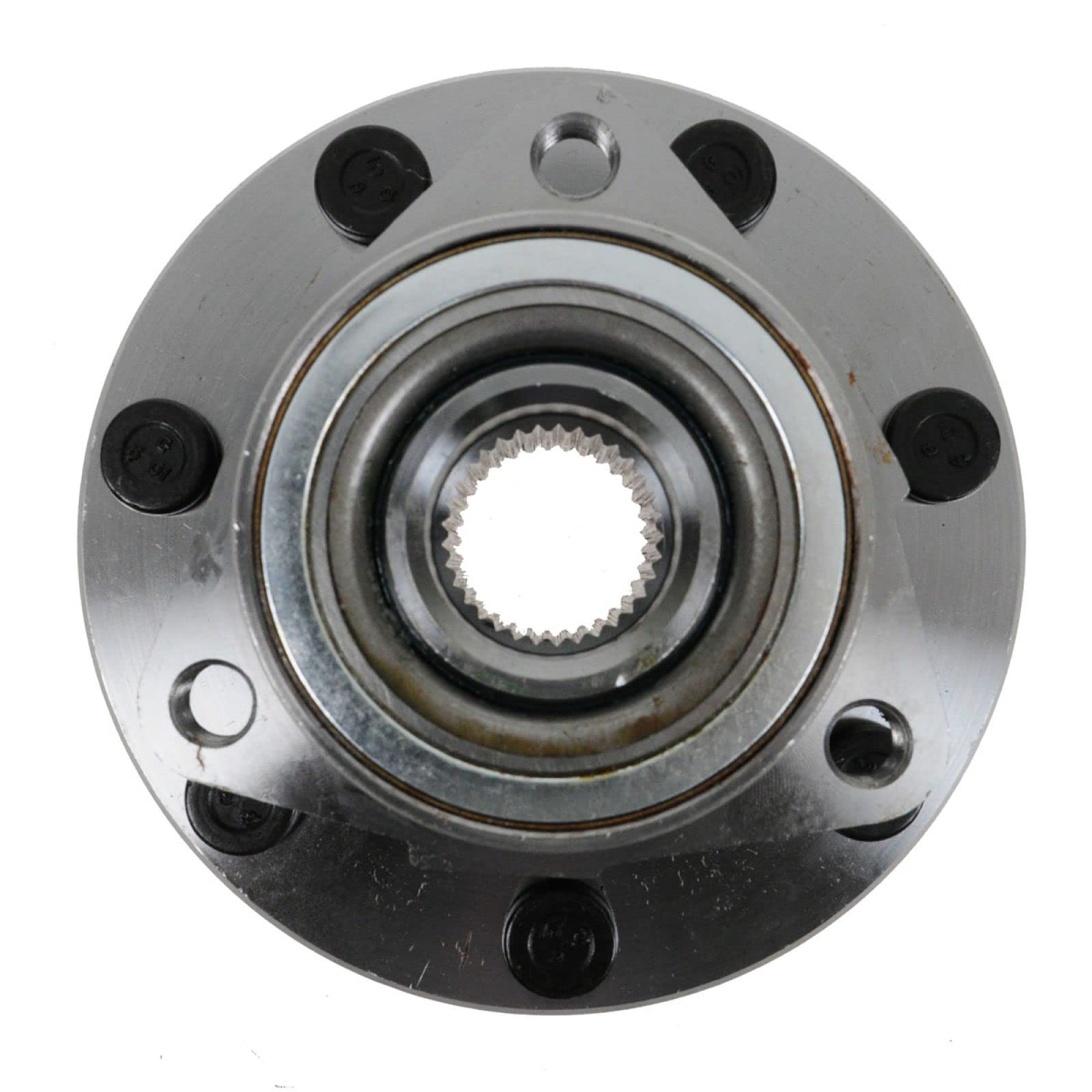 Trq Front Wheel Bearing & Hub Assembly 4Wd With Abs Sensor Compatible With 1997-2003 Ford F-150 2004 F-150 Heritage 1997-1999 F-