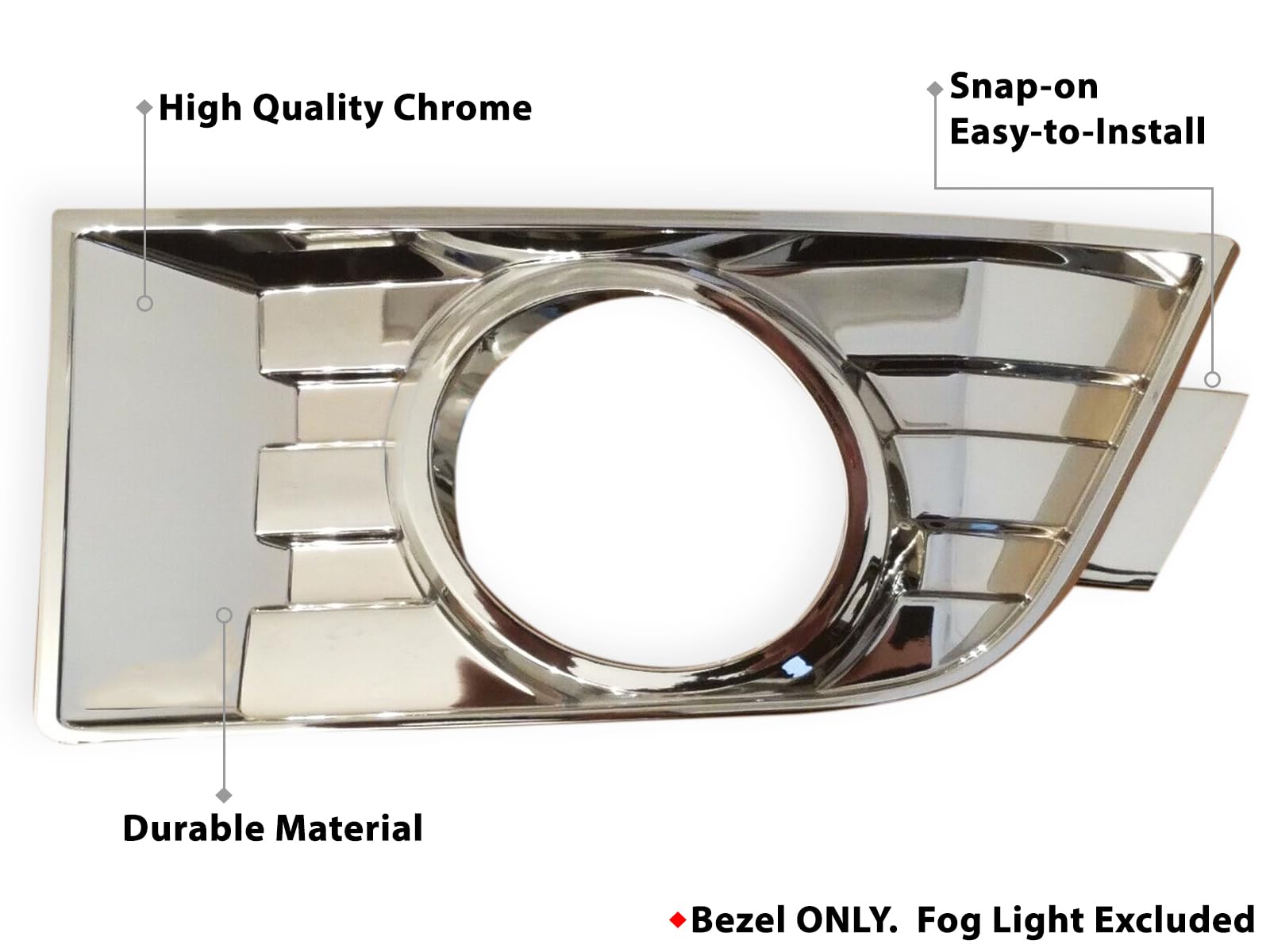 Auto Parts Avenue Fits Fog Light Chrome Cover 2007 2008 2009 10 Edge Driver Left Side 7T4Z17E811B