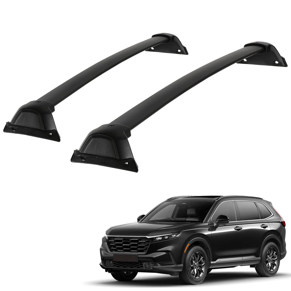 ALAVENTE Heavy Duty Roof Rack Cross Bars 220lbs fits for 2023 2024 2025 Honda CR-V CRV & CRV Hybrid with Side Rails Fixed Point 