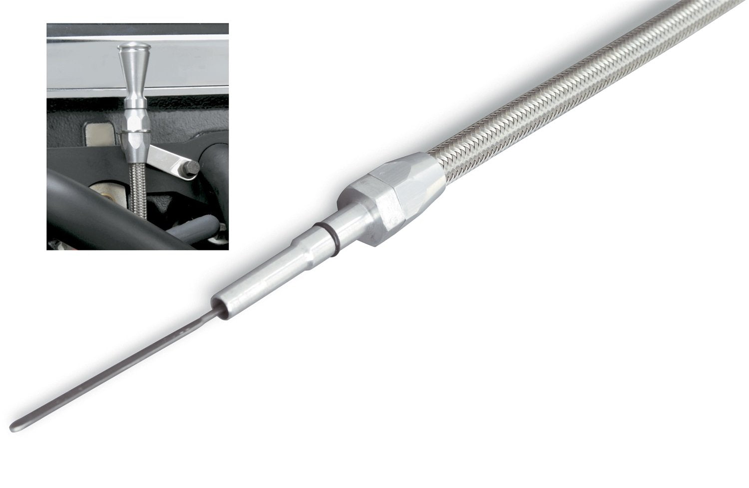 Lokar Ed-5019 Flexible Engine Dipstick With Stainless Housing For Ls1 Series