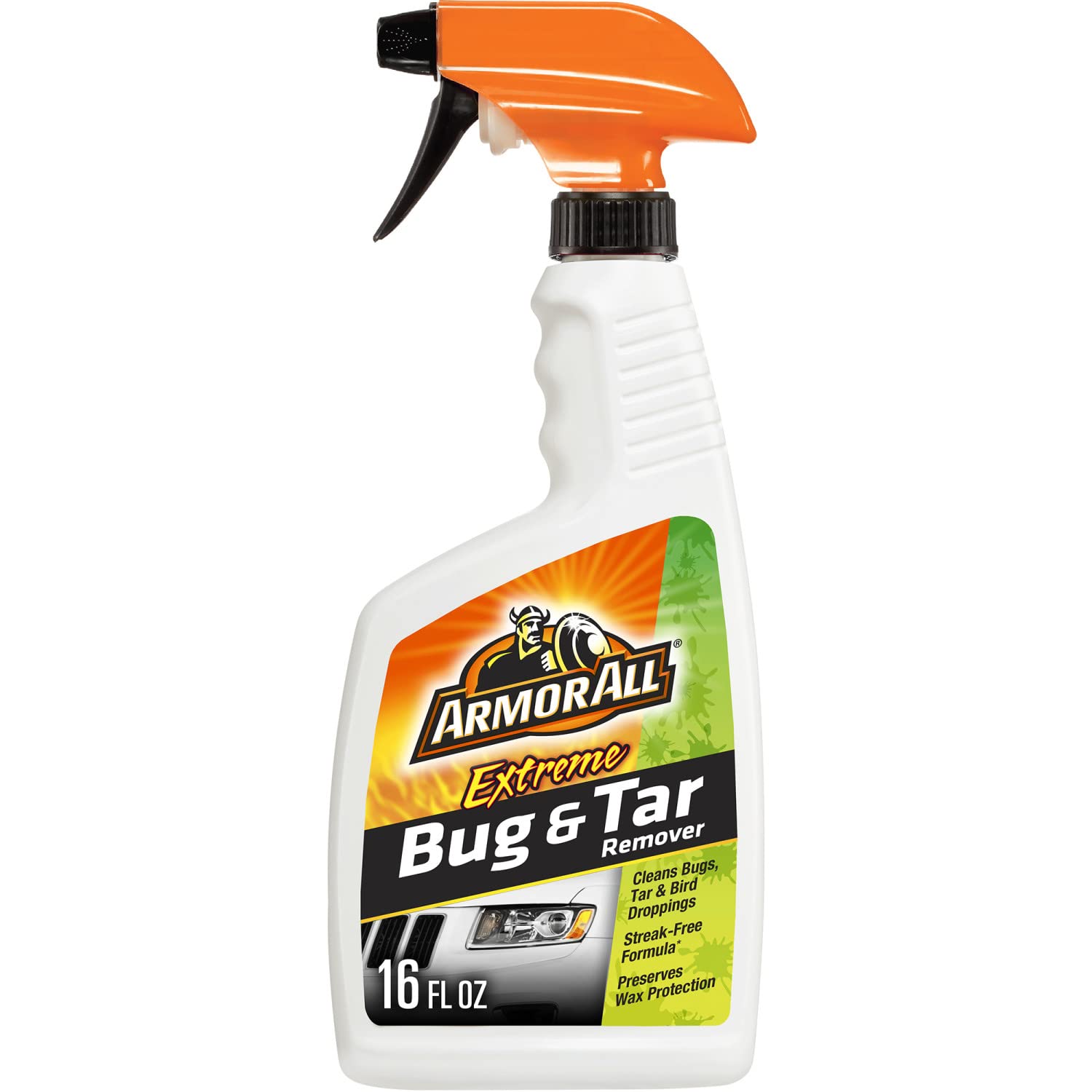 Armor All Extreme Bug And Tar Remover, Car Bug Remover With Wax Protection, 16 Fl Oz