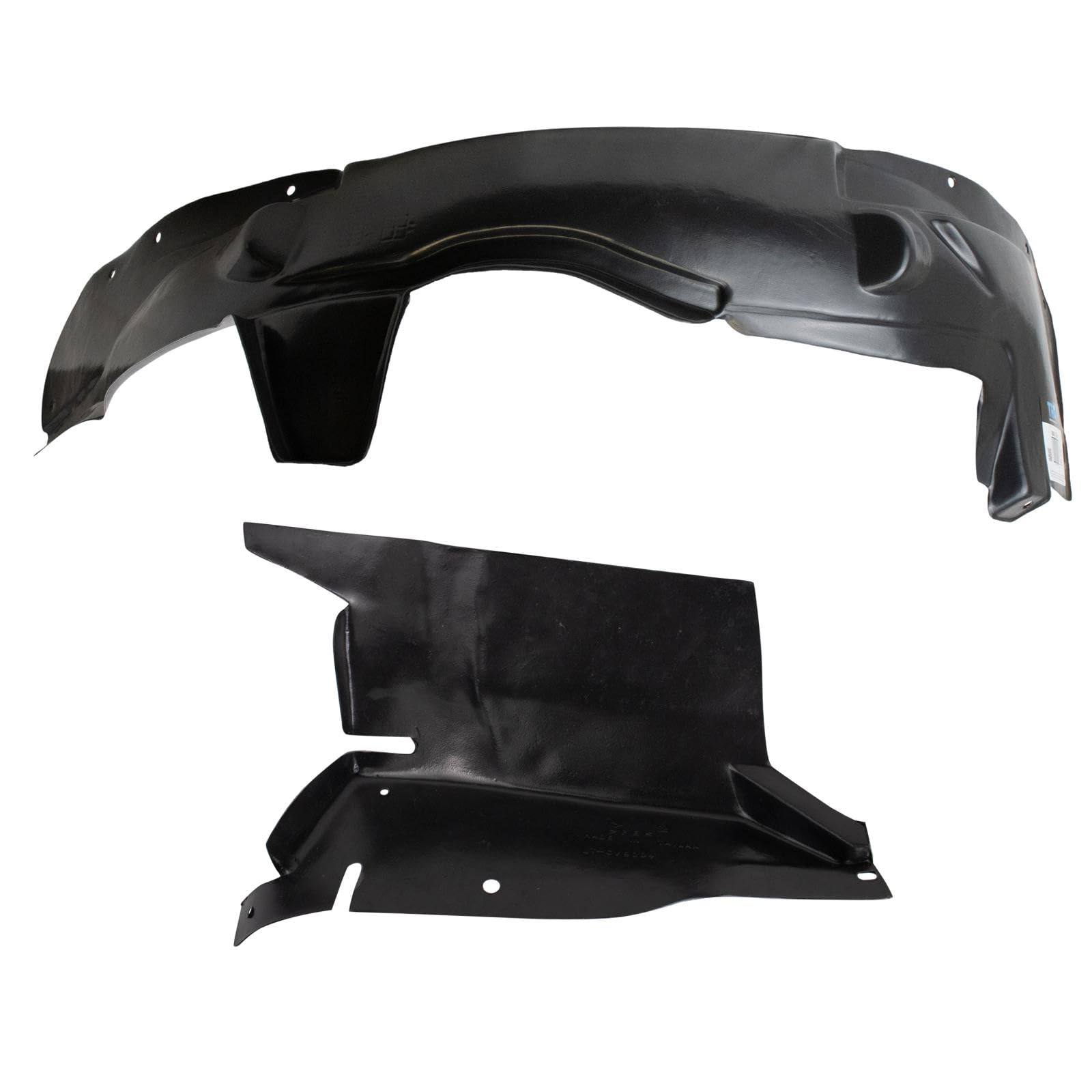 Trq Inner Fender Liner Set Compatible With 2006-2011 Chevrolet Impala Gm1250122 Gm1251134