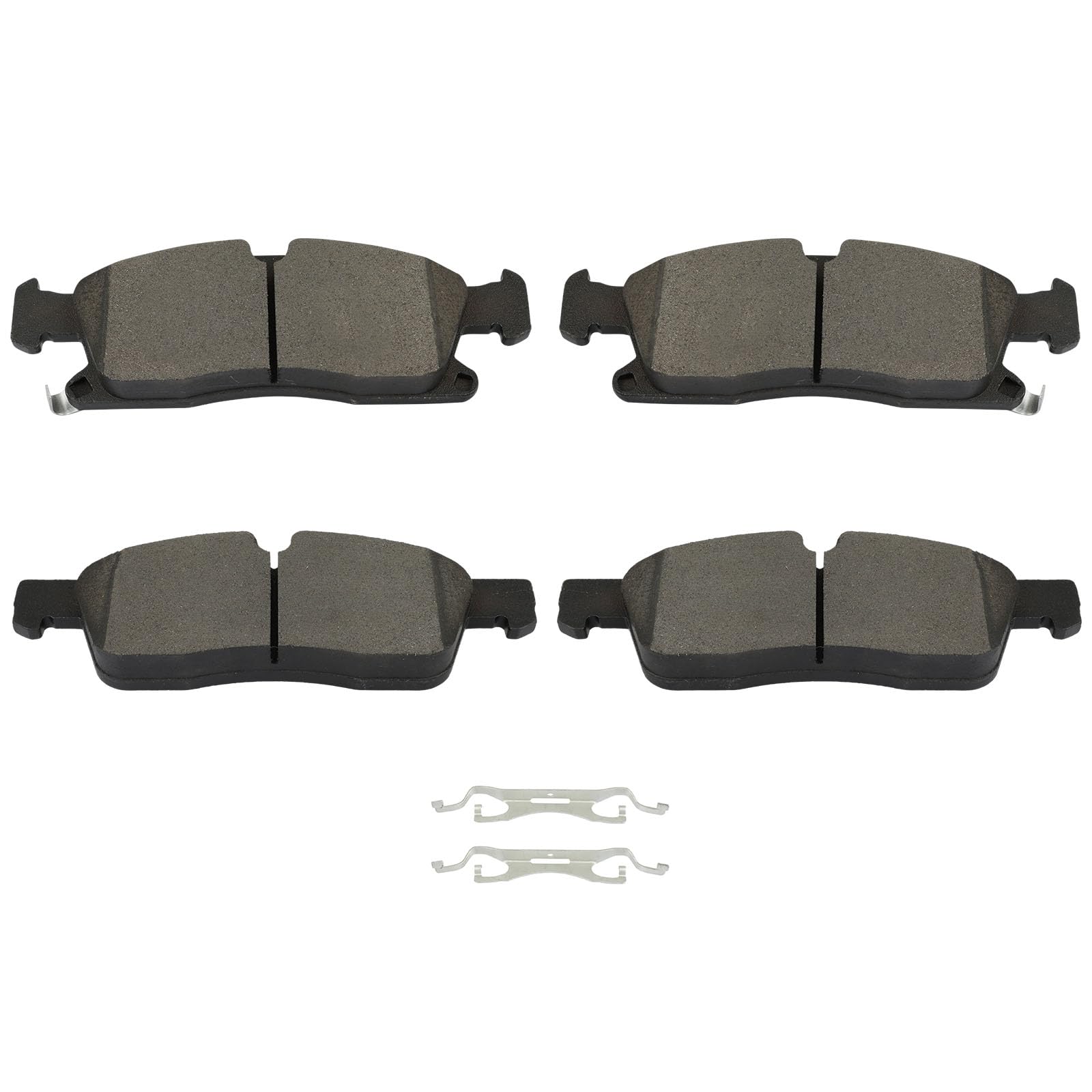 Scitoo D1904 Metallic Brake Pads Sets Front W/Hardware Replacement For Dodge For Durango 2016-2022,For Jeep For Grand Cherokee 2