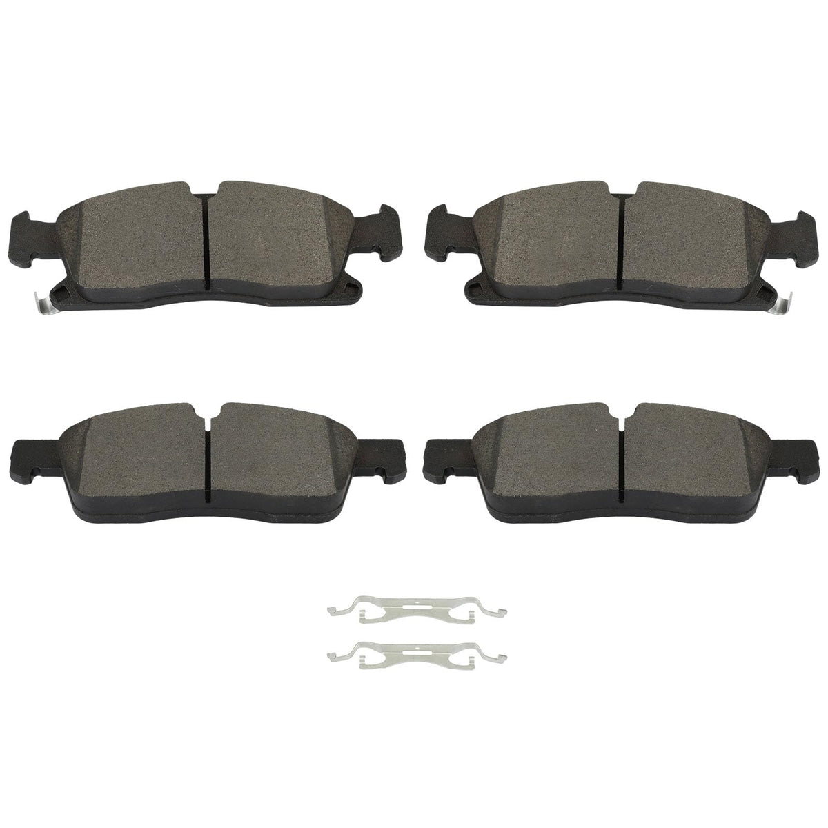 Scitoo D1904 Metallic Brake Pads Sets Front W/Hardware Replacement For Dodge For Durango 2016-2022,For Jeep For Grand Cherokee 2