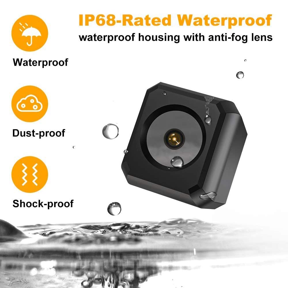 Backup Camera For Jeep Wrangler Jk 2007-2018 Spare Tire Adjustable Mount Reverse Parking Aftermarket Camera With Radio Input Rca