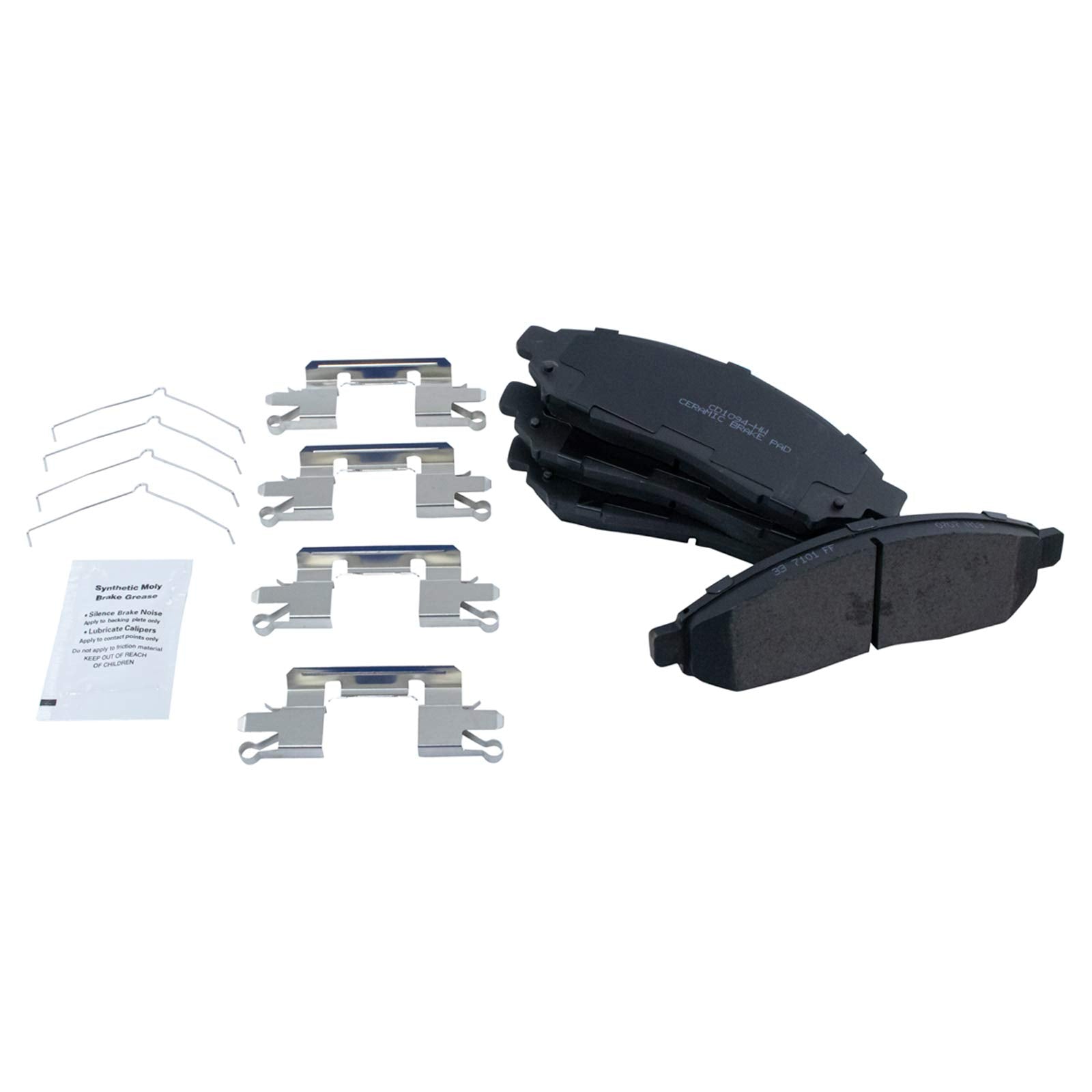 Trq Front Brake Pad & Rotor Kit Brake Pads Brake Rotor Ceramic Compatible With 2005-2021 Nissan Frontier 2005-2012 Pathfinder 20