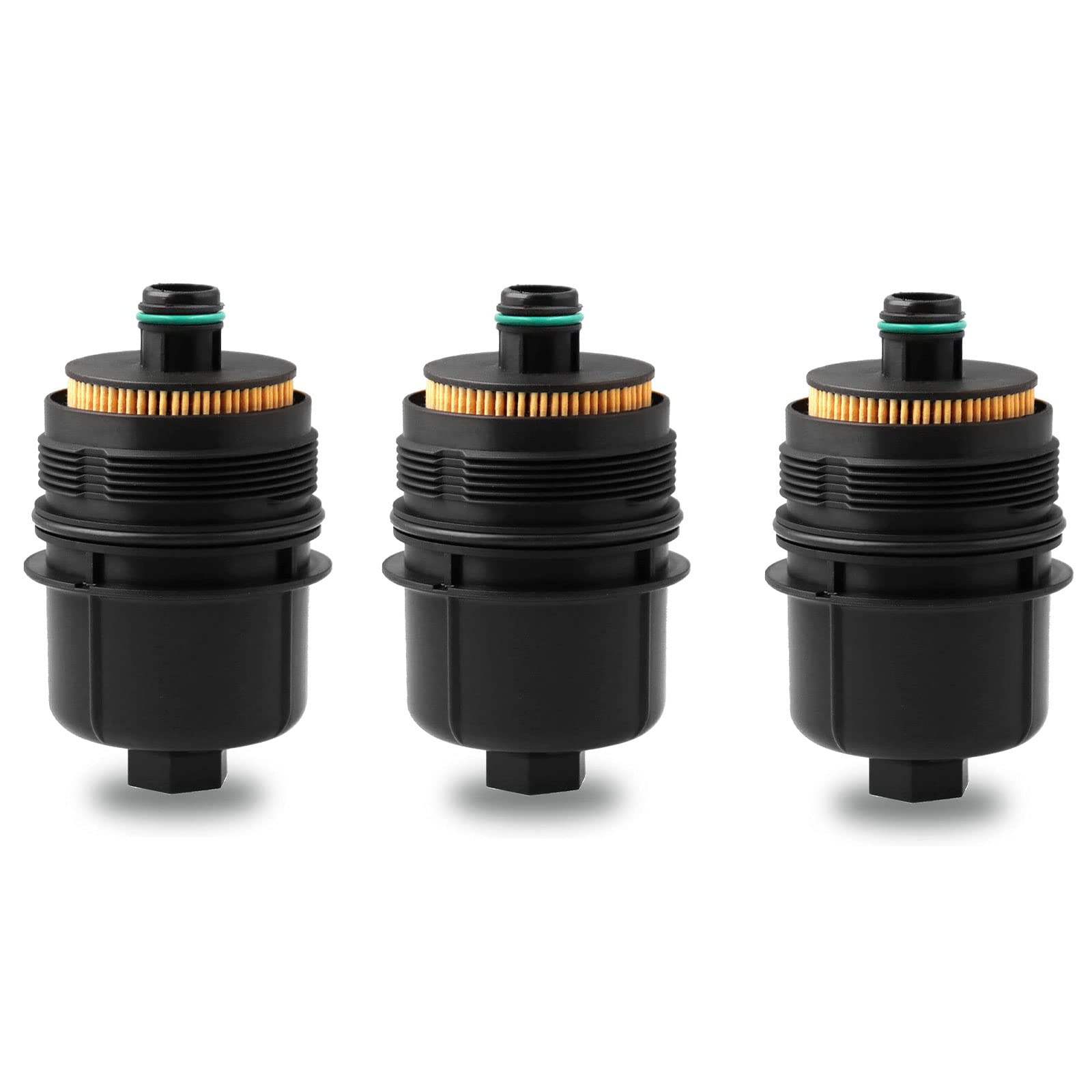 Ecodiesel Engine Oil Filter 68507598Aa 68498720Aa Compatible With Jeep 2021 2022 Wrangler Jl Gladiator,2020-2022 Ram 1500 Dt -3 Pcs