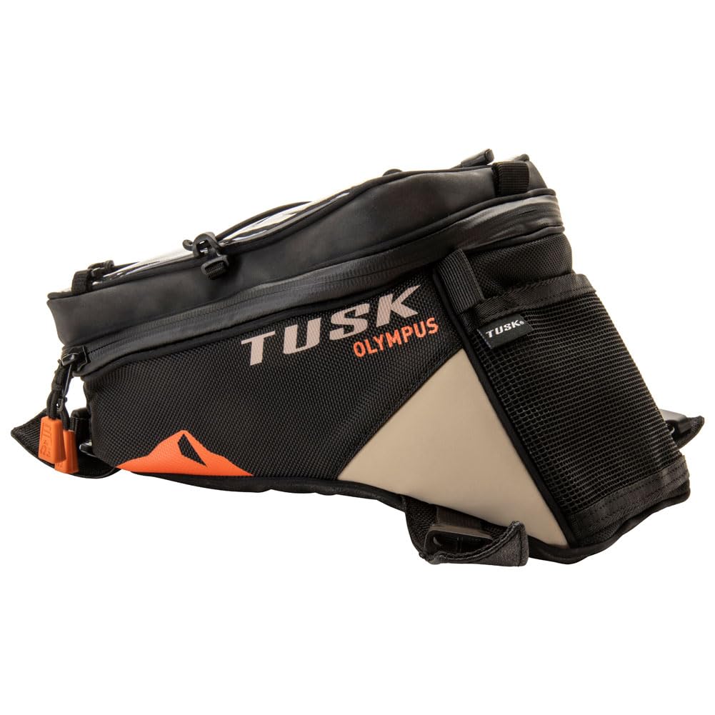 TUSK Olympus Tank Bag Small Black/Tan for Honda XR650L 1993-2009,2012-2024