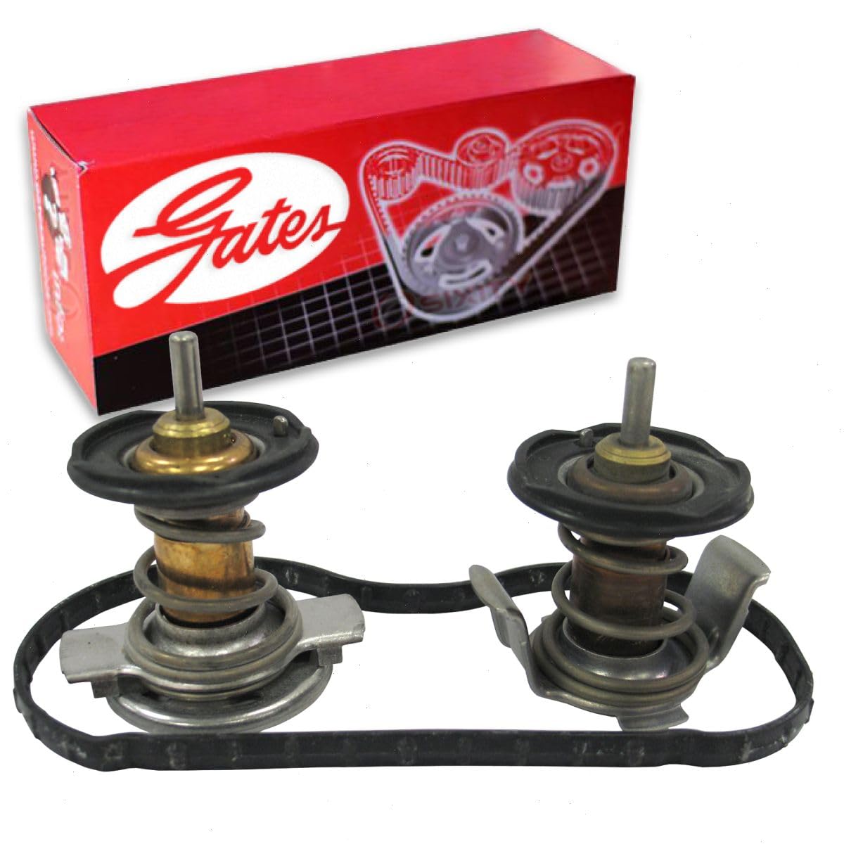Gates Engine Coolant Thermostat compatible with Ford F-250 Super Duty 6.4L V8 2008-2010