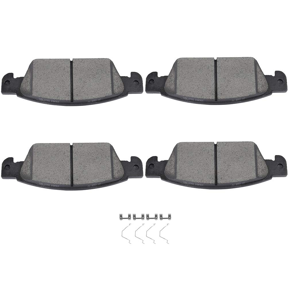 Scitoo D1287 Front Ceramic Brake Pads Sets Fit For 2010-2015 For Chevrolet Camaro,2011-2017 For Chevrolet Caprice