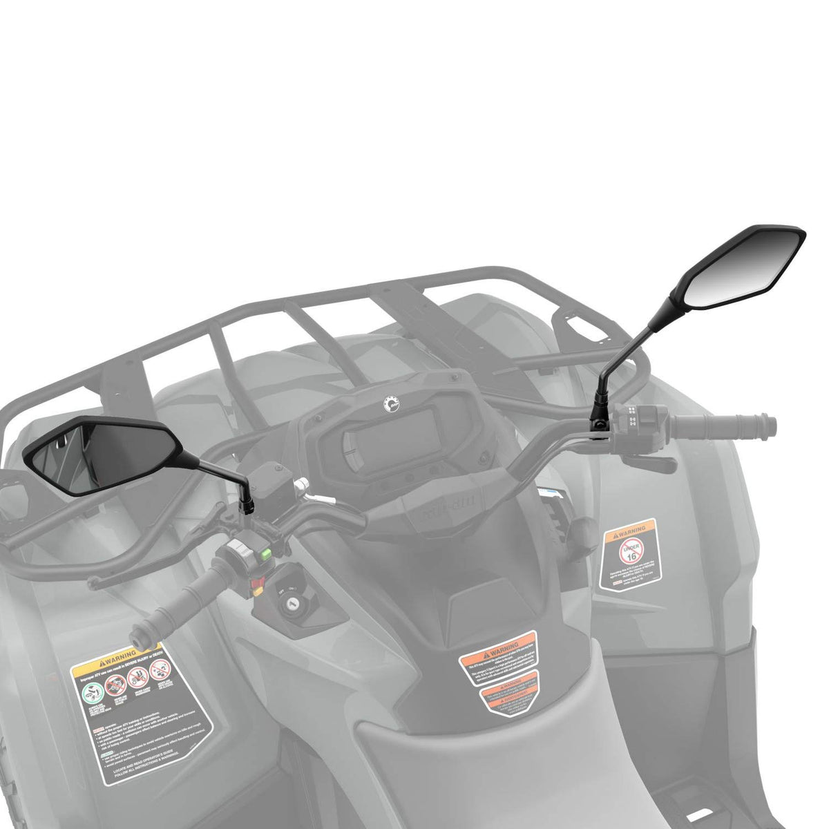Can-Am New Oem, G2 G2L G2S Adjustable Handlebar Convex Mirrors, 715005366
