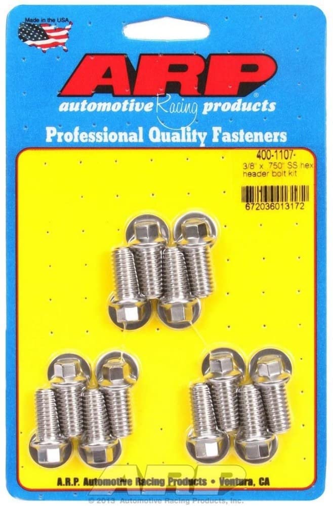 Arp 400-1107 3/8 X .750 Ss Hex Header Bolt Kit