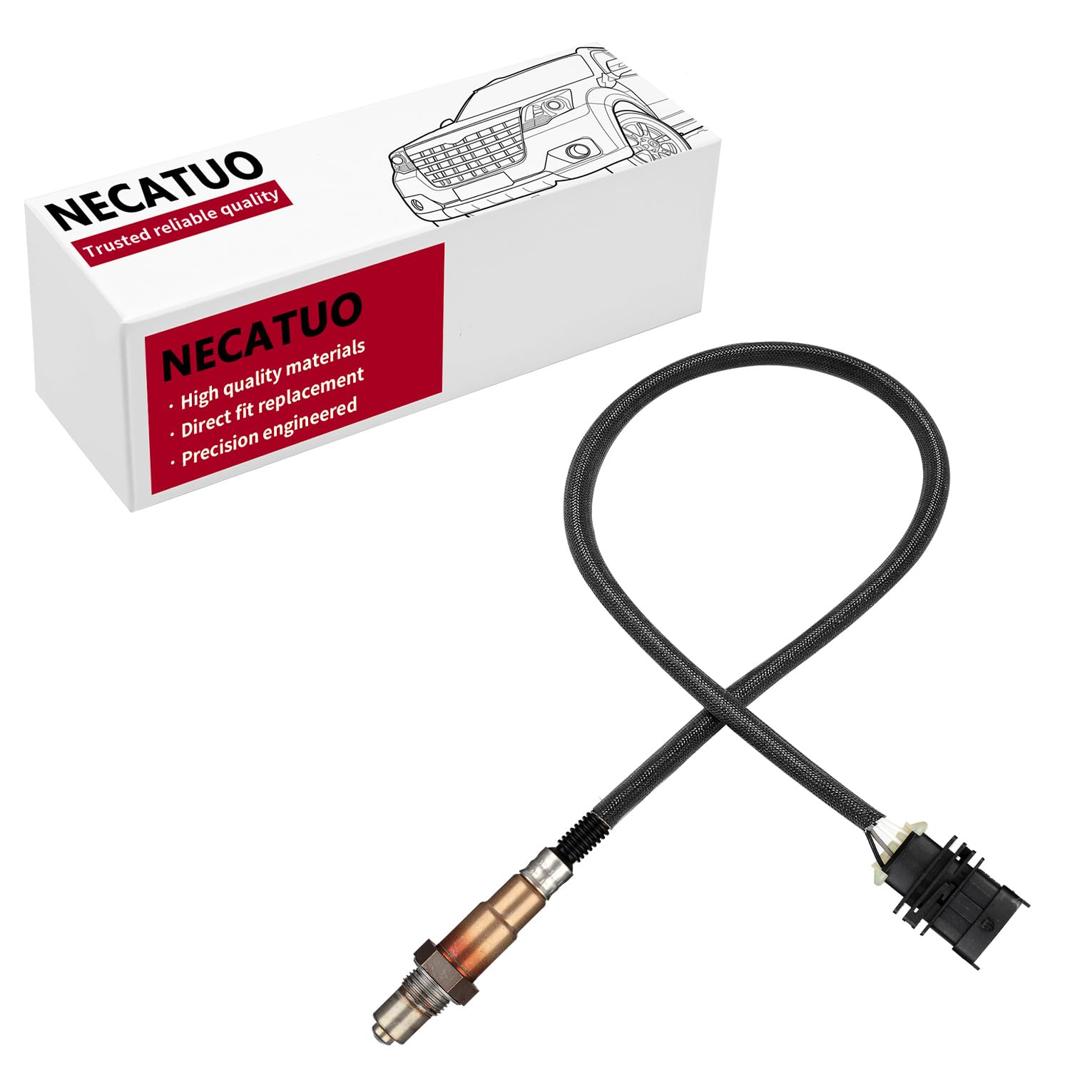 Necatuo 234-4529 Upstream O2 Oxygen Sensor Heated Air Fuel Ratio Compatible With Chevrolet Cruzebuick Encore Trax Volt Chevy Son