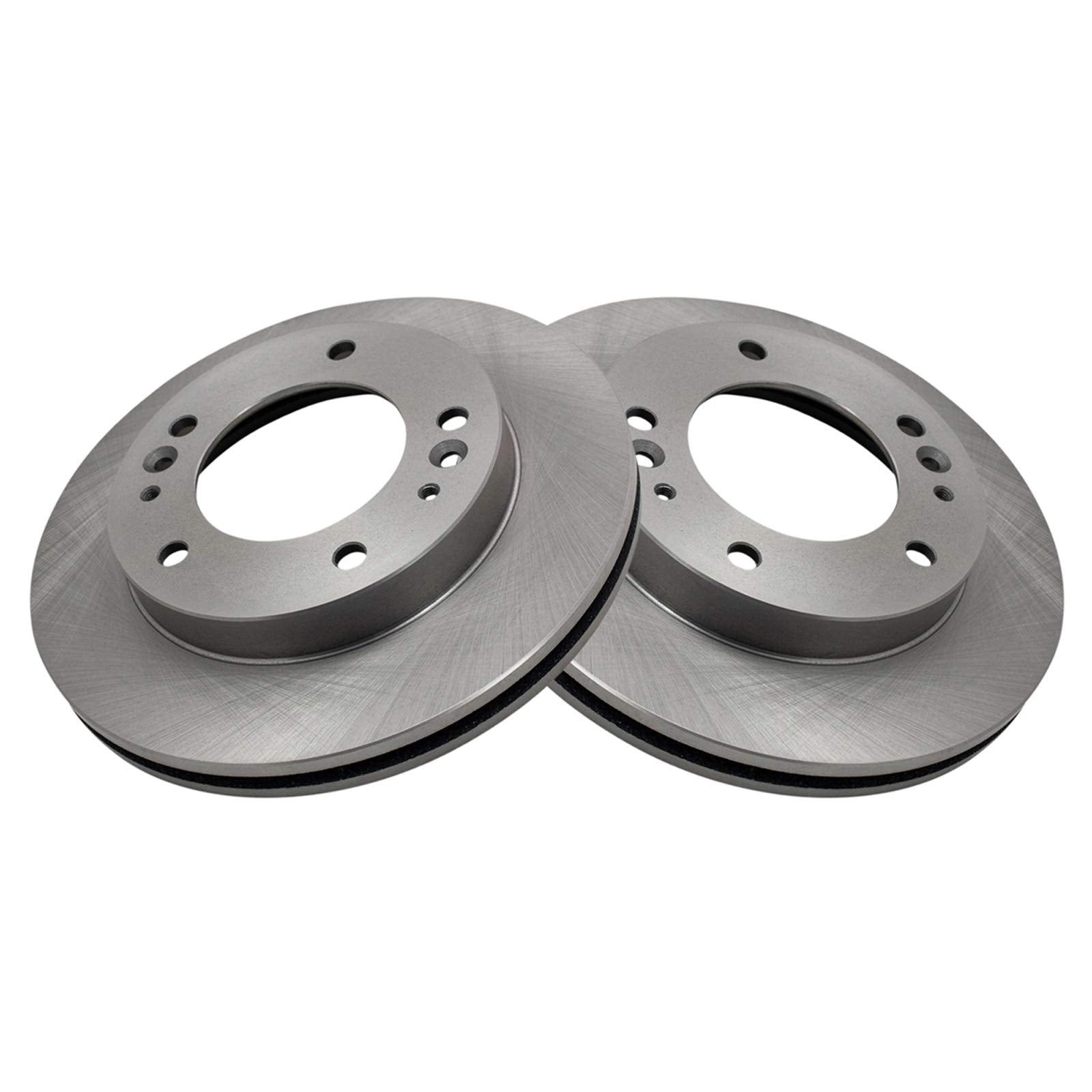 Trq Front Brake Rotors Set Vented Compatible With 1995-2002 Kia Sportage