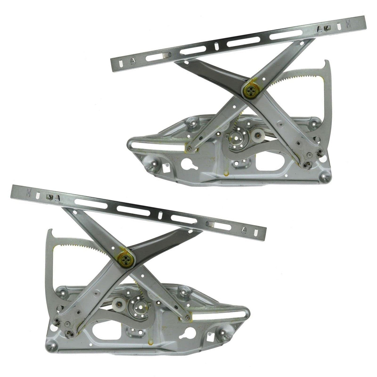 Trq Front Power Window Regulator Set Compatible With 1992-1993 Mercedes-Benz 300Sd 300Se 1992 400Se 1993 400Sel 500Sel 600Sel 19