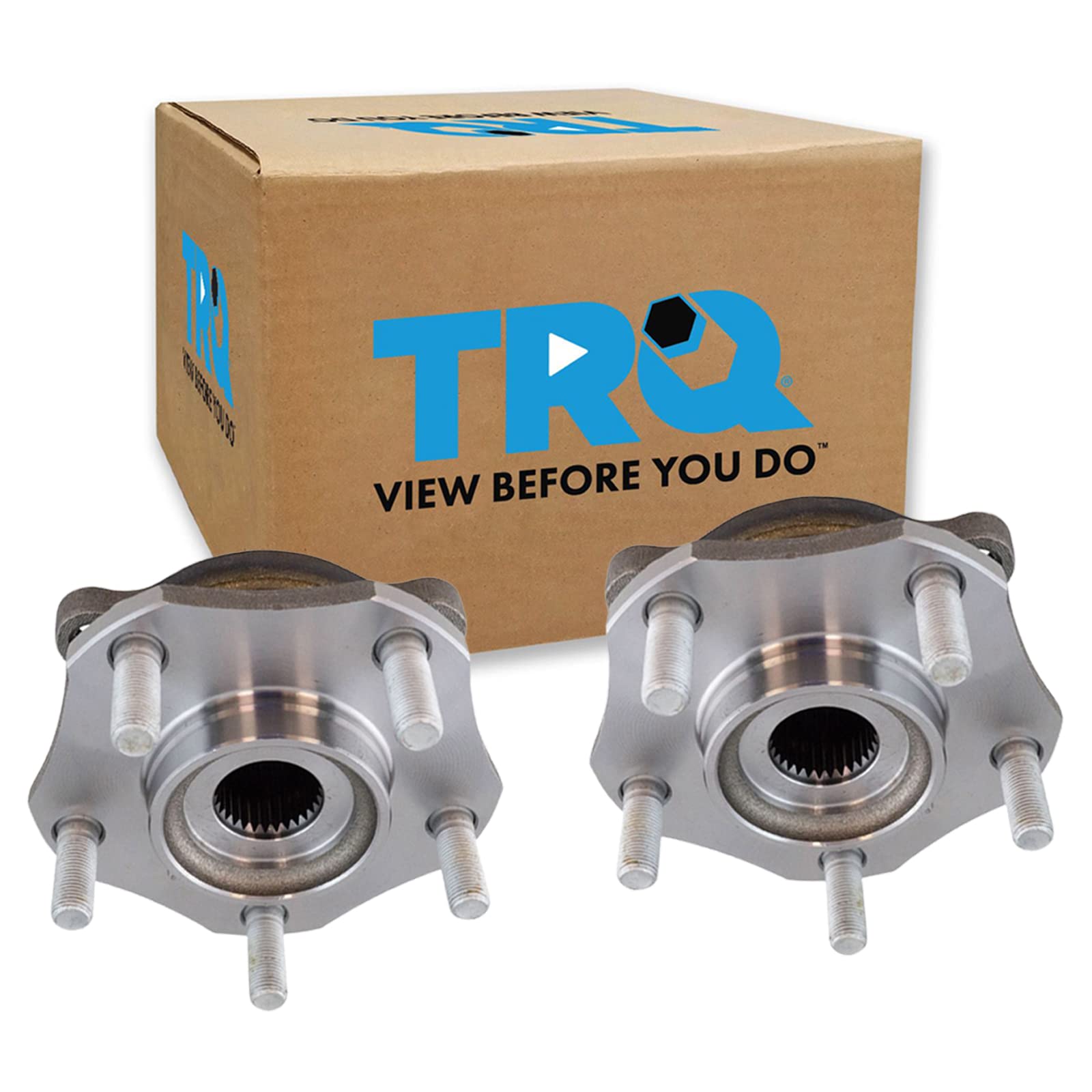Trq Front Wheel Hub Bearings Assembly Set Compatible With 2014-2023 Nissan Rogue 2017-2022 Rogue Sport