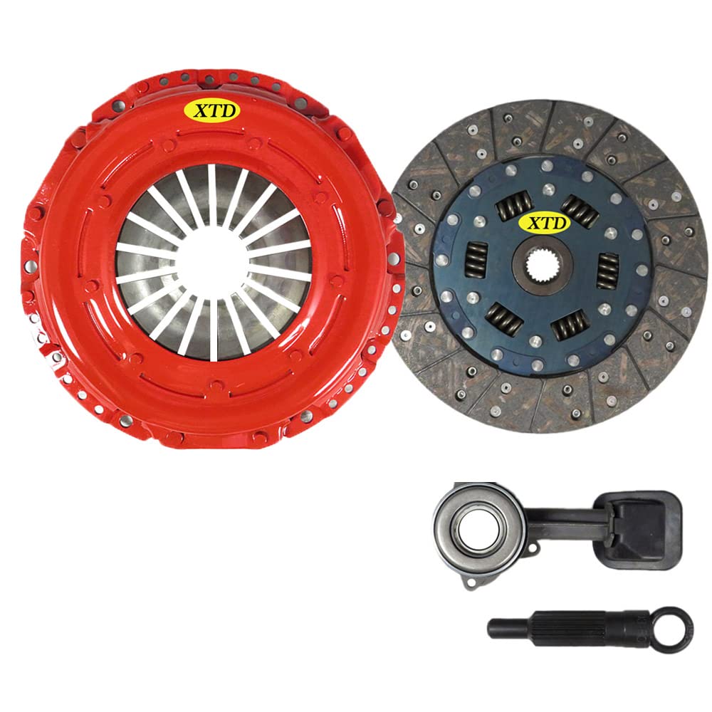 Xtd Stage 2 Performance Clutch Kit Compatible With 2000 2001 2002 2003 2004 Ford Focus S2, Se, Zts, Ztw, Zx3, Zx5 2.0L Dohc W/Slave Cylinder