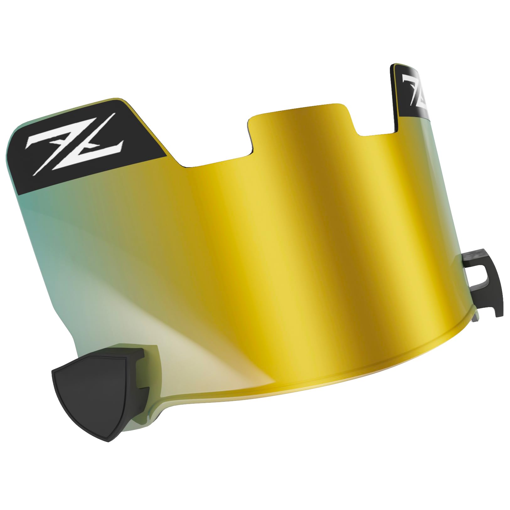 Zixioys Tinted Football Visor, Fits Youth And Adult Football Helmets (Gold)