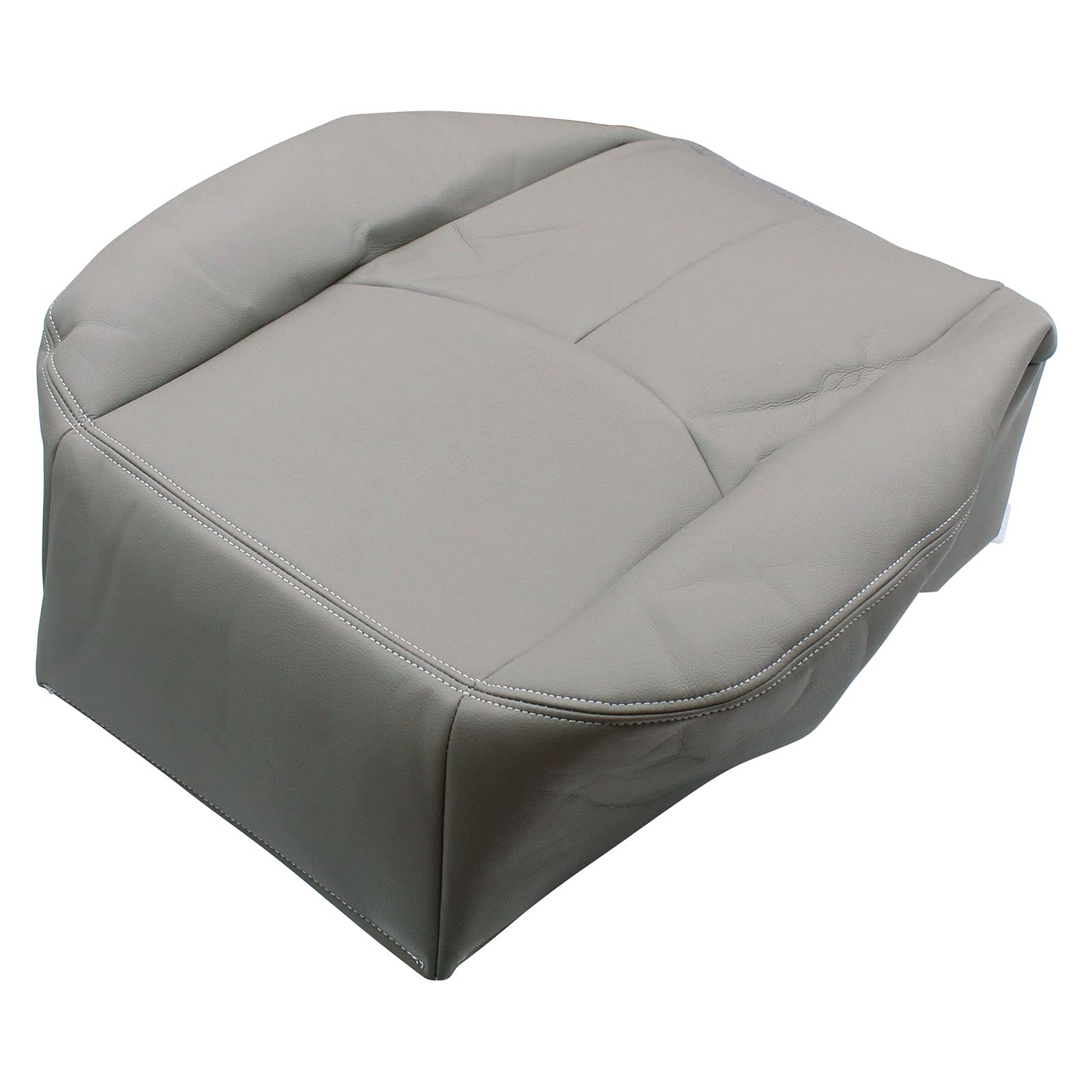 Newyall Grey Leather Driver Side Bottom Seat Cover For Chevrolet Avalanche Silverado Suburban 1500 2500 Tahoe 2003-2006 Gmc Yuko