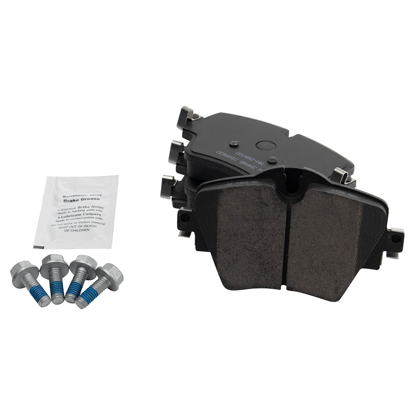 Trq Front Brake Pads Ceramic Compatible With 2016-2020 Bmw X1 2018-2020 X2 2018-2019 X3 2016-2019 Mini Cooper Clubman 2017-2018