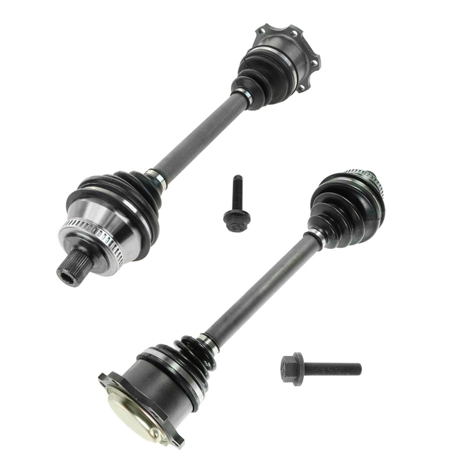 Trq Front Cv Axle Shaft Assembly Set Compatible With 1996-2001 Audi A4 2000-2002 S4 1998-2005 Volkswagen Passat