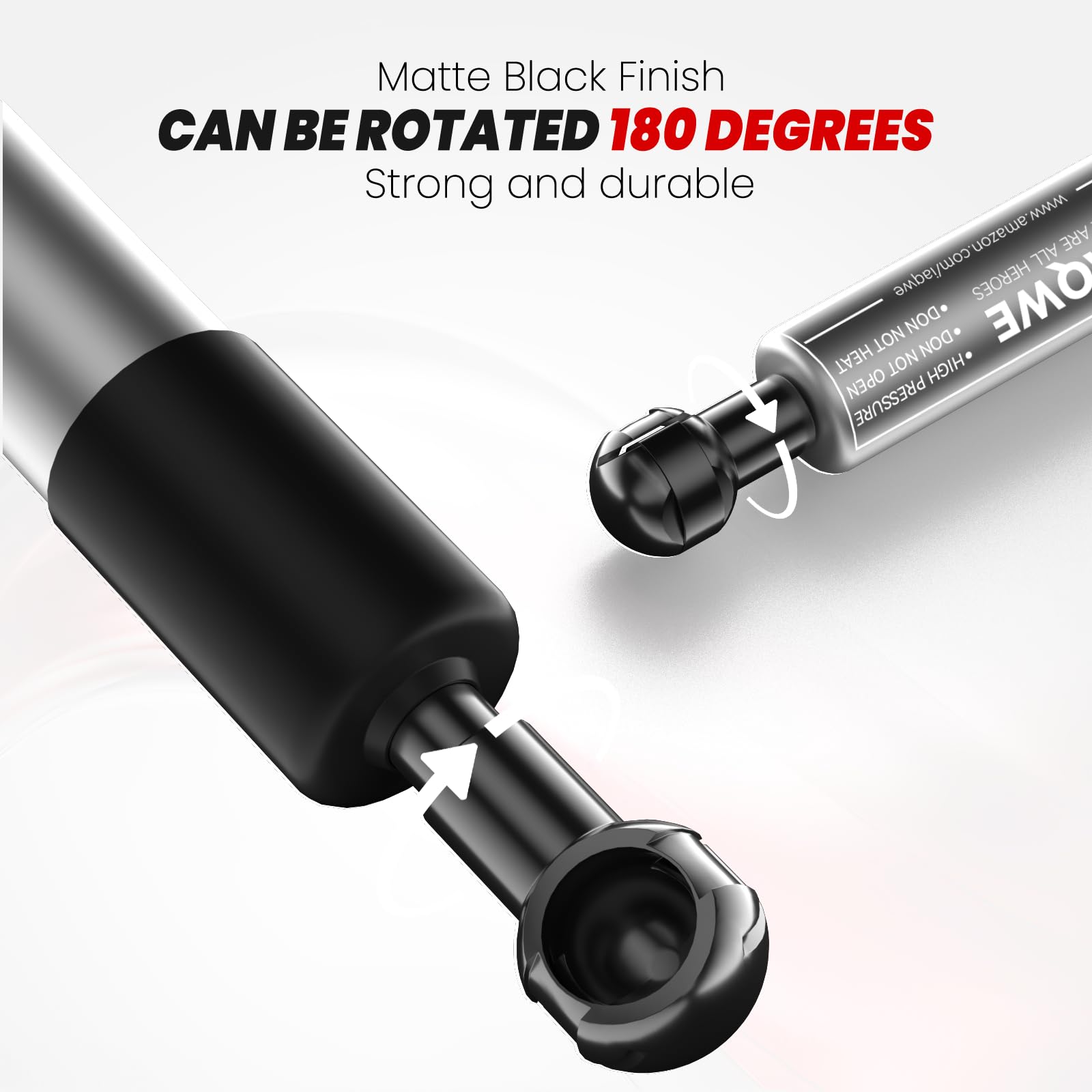 Iaqwe Truck Tailgate Assist Shock 43301 Fit For 2009-2018 Dodge Ram 1500, 2010-2024 Dodge Ram 2500/3500, 2019-2024 Dodge Ram 150