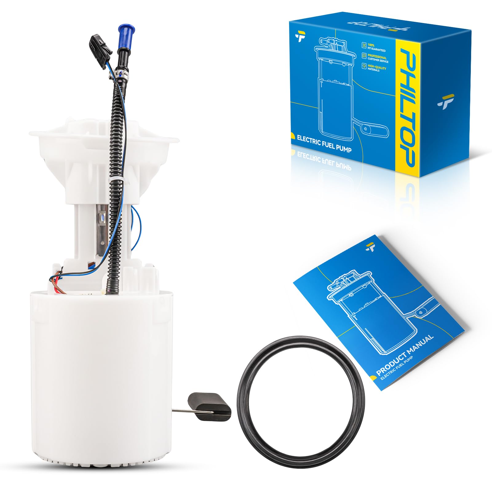 PHILTOP Electric Fuel Pump Assembly Fits for Mini Cooper 2005 2006 2007 2008 L4 1.6L, FG1178