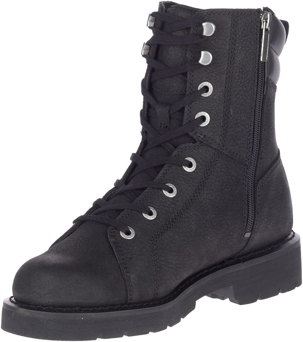 Harley-Davidson Men's Marxen 7.5-Inch Motorcycle Boots, D93805 (Black, 7.5)