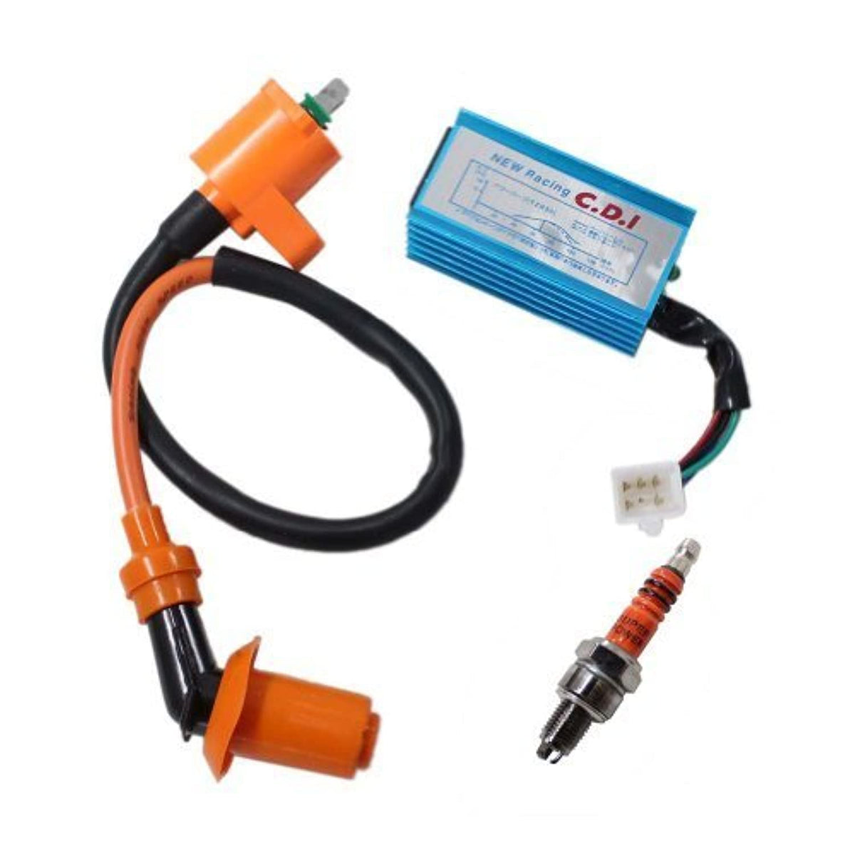Racing Ignition Coil 5 Pins AC CDI Box for GY6 4-Stroke 50cc 70cc 90cc 110cc 125cc 150cc Scooter ATV Go Kart Moped Quad Pit Dirt