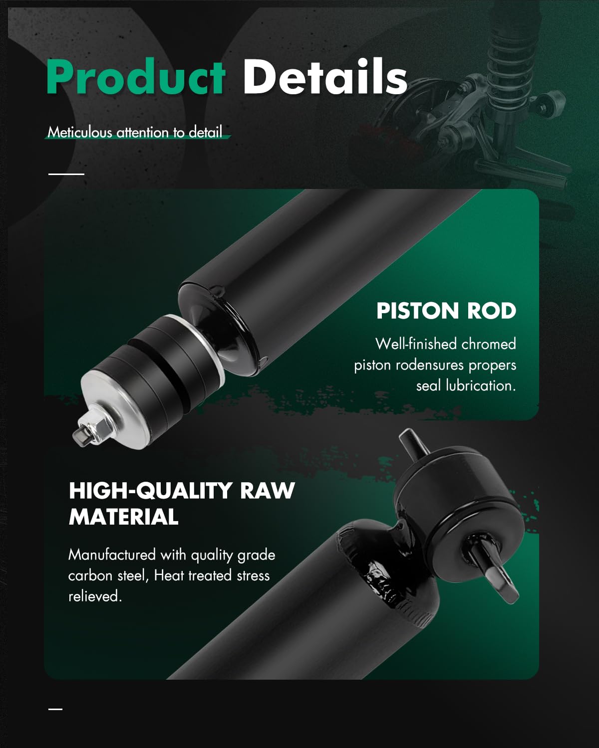 Scitoo For Jeep Auto Shocks (Front,2Pcs), Shocks Absorbers Assemblies Set Fit For 1999 2000 2001 2002 2003 2004 For Jeep Grand F