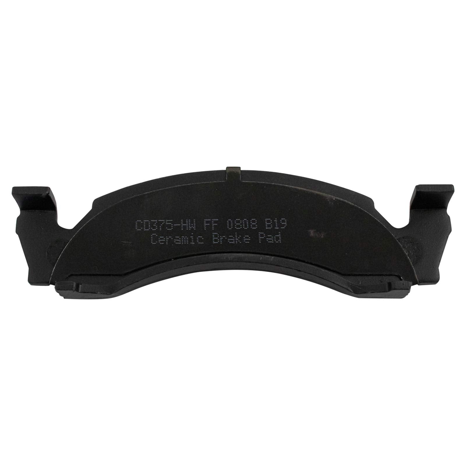 TRQ Front Brake Pads Ceramic Compatible with 1987-1993 Ford Bronco E-150 Econoline E-150 Econoline Club Wagon 1986-1993 F-150