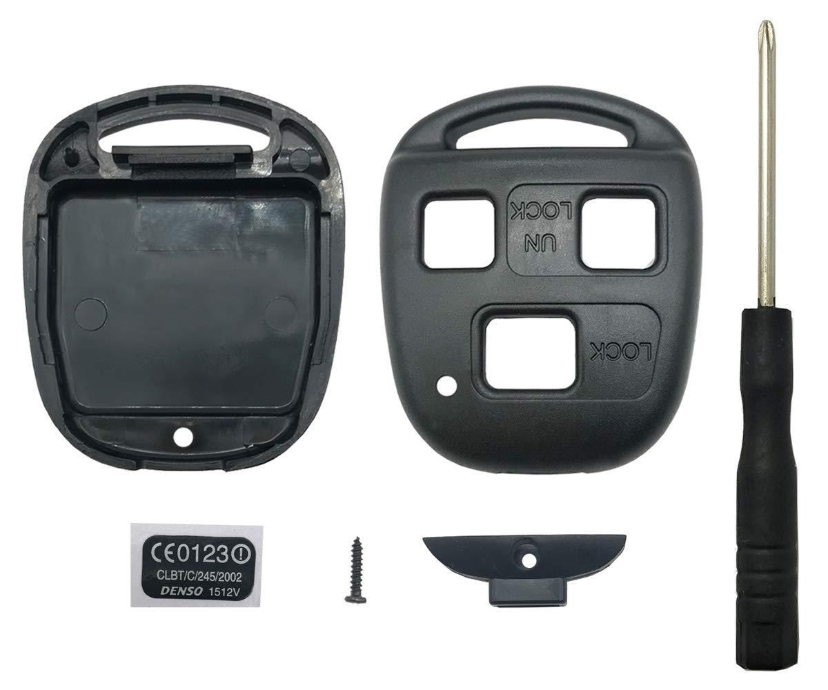 Horande Replacement Key Fob Case Shell Fits For Lexus Es Gs Gx Is Ls Lx Rx Sc Es300 Es330 Gx470 Lx470 Is300 Is330 Rx300 Rx330 Rx