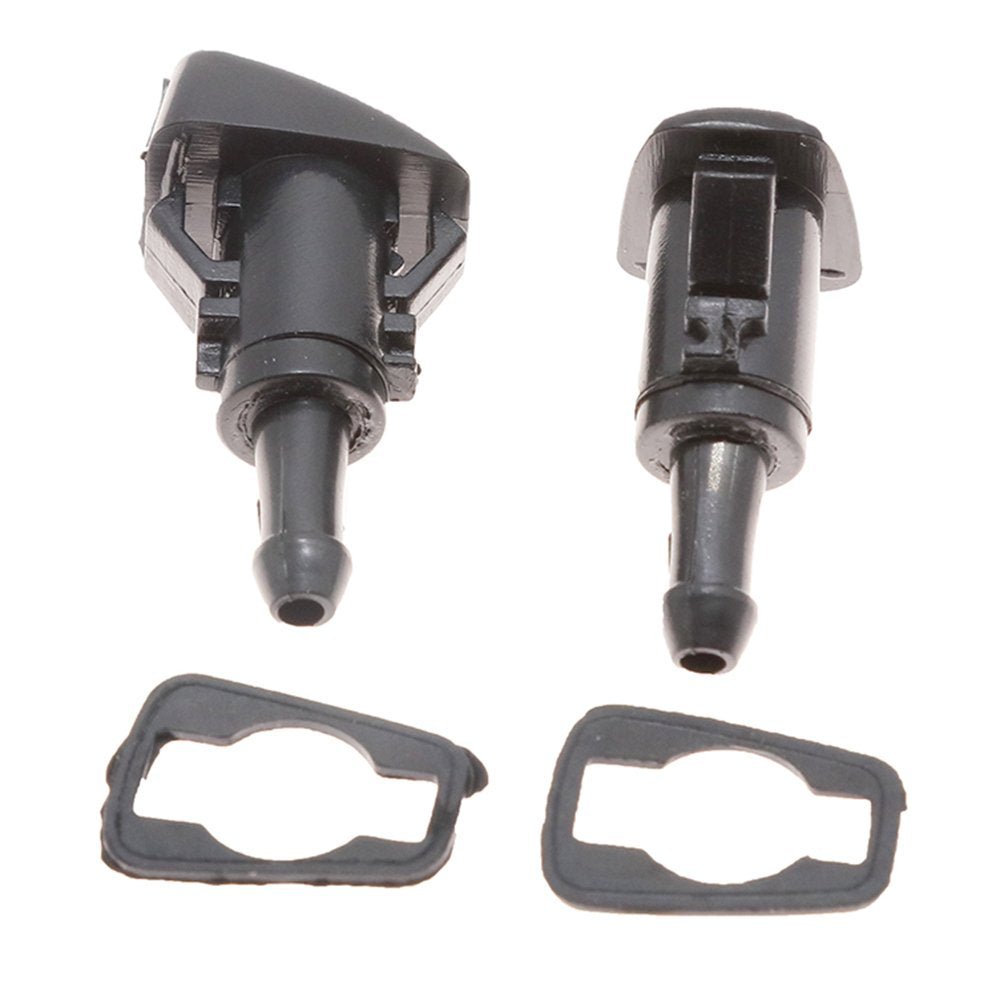 Pack of 2 Windshield Washer Nozzle Sprayers Kit Front Left Right Windshield Washer Squirter Nozzle for 2005-2015 Jeep 2004-2017 